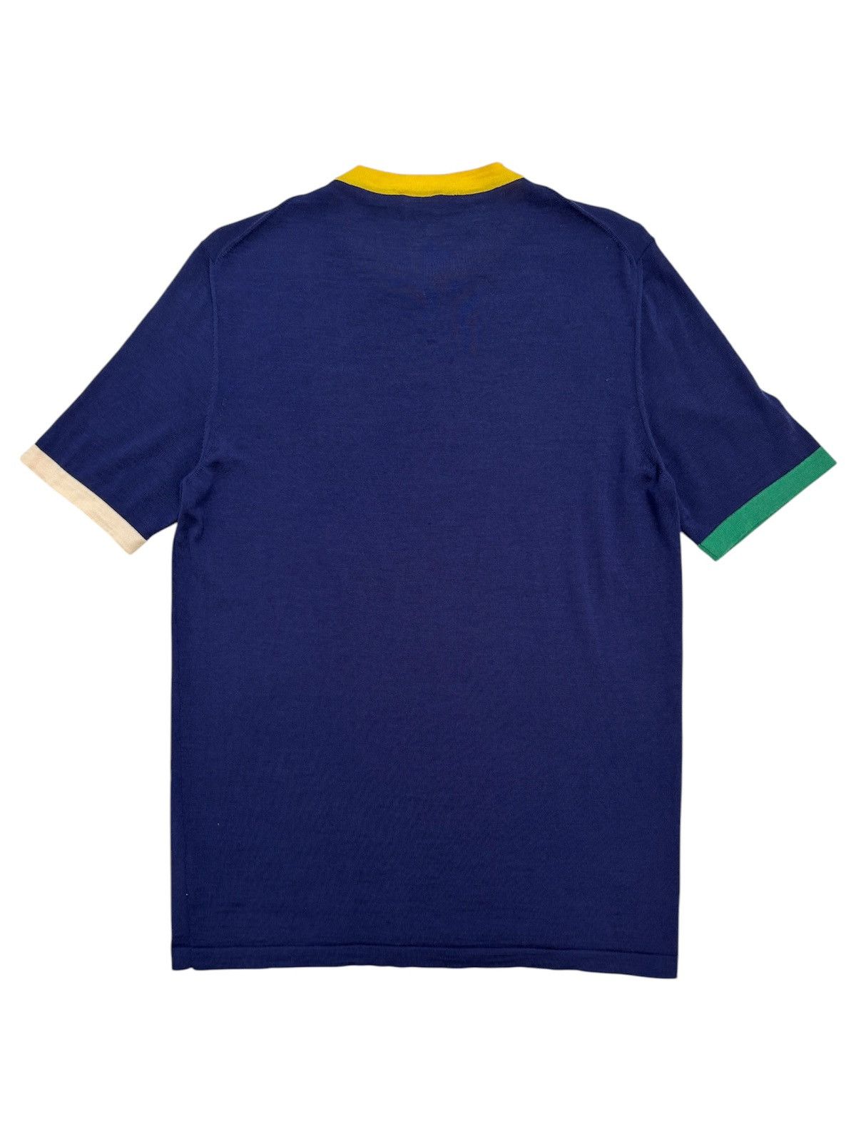 Jil Sander × Raf Simons SS13 RUNWAY Wool Knit Short Sleeve Sweater Size US L / EU 52-54 / 3 - 3 Thumbnail