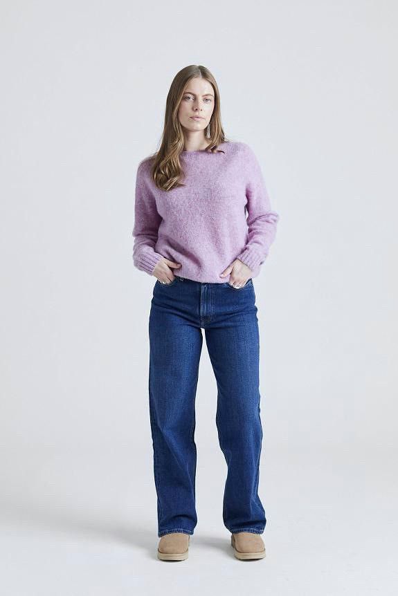 Harley of Scotland Harley of Scotland Shaggy Wool Sweater Purple Size M Size M / US 6-8 / IT 42-44 - 2 Thumbnail