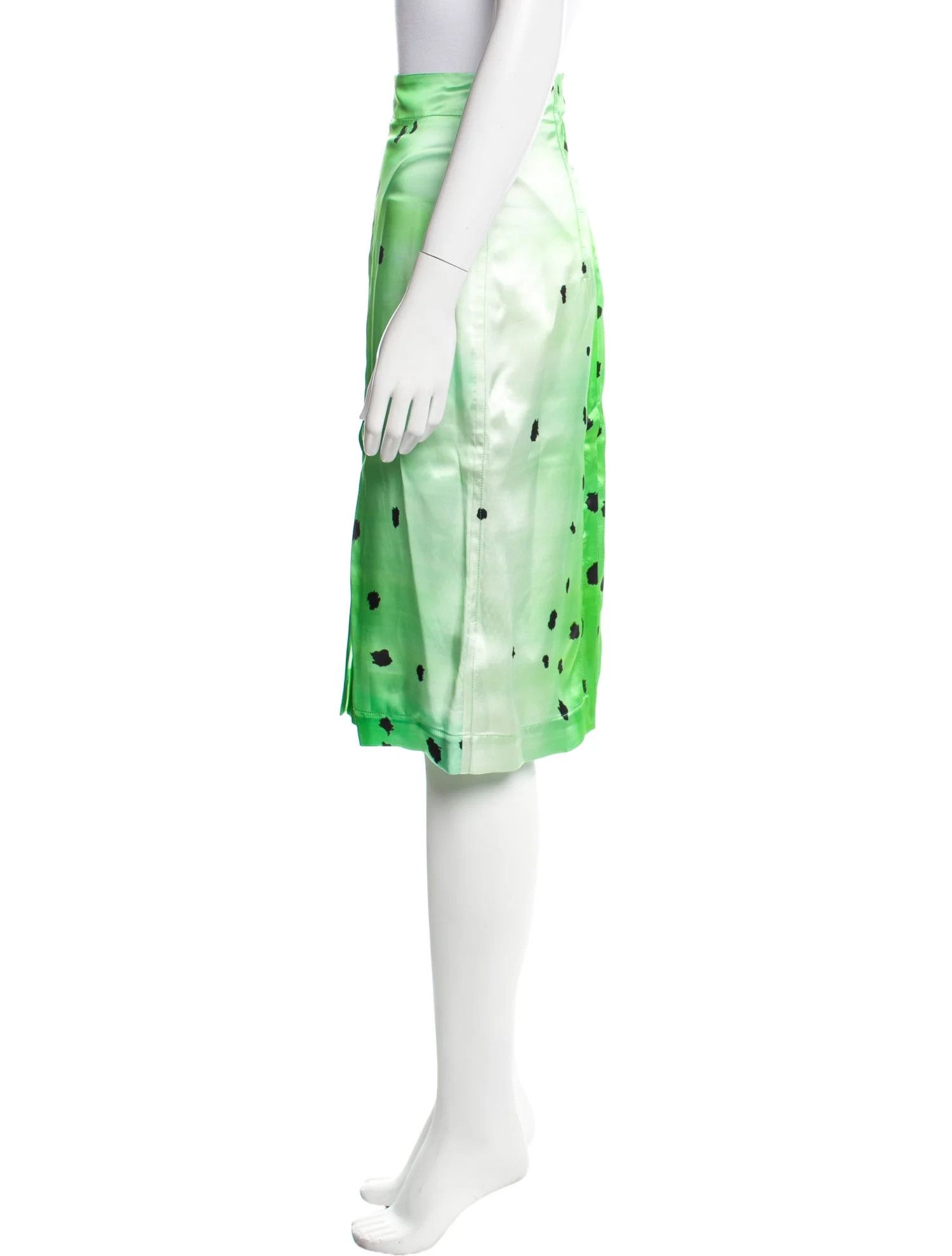 Bottega Veneta o1bcso1str0225 Printed Viscose Skirt in Multicolor Size 25" / US 0 / IT 36 - 2 Thumbnail