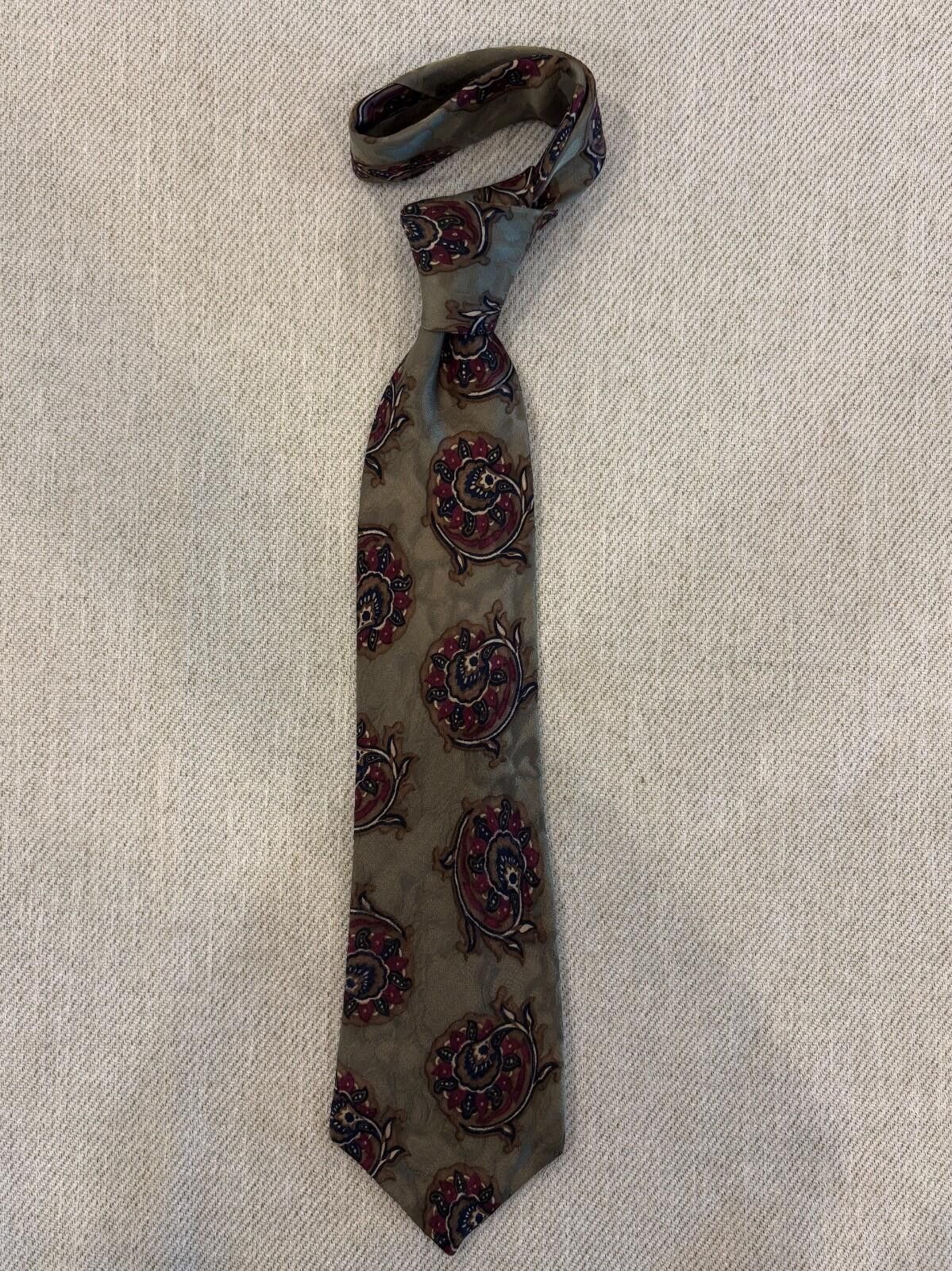 Hardy Amies Hardy Amies Savile Row London Silk Tie VTG Paisley British Size ONE SIZE - 5 Thumbnail