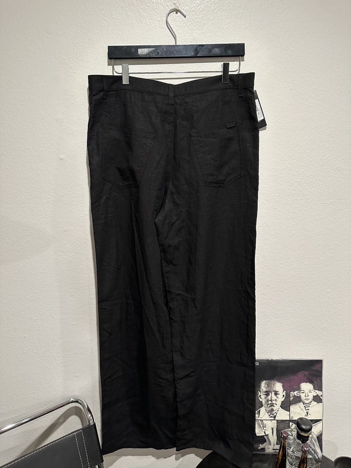 Saint Laurent Paris BNWT SS22 Chambray Large Pants 32 Size US 34 / EU 50 - 4 Thumbnail