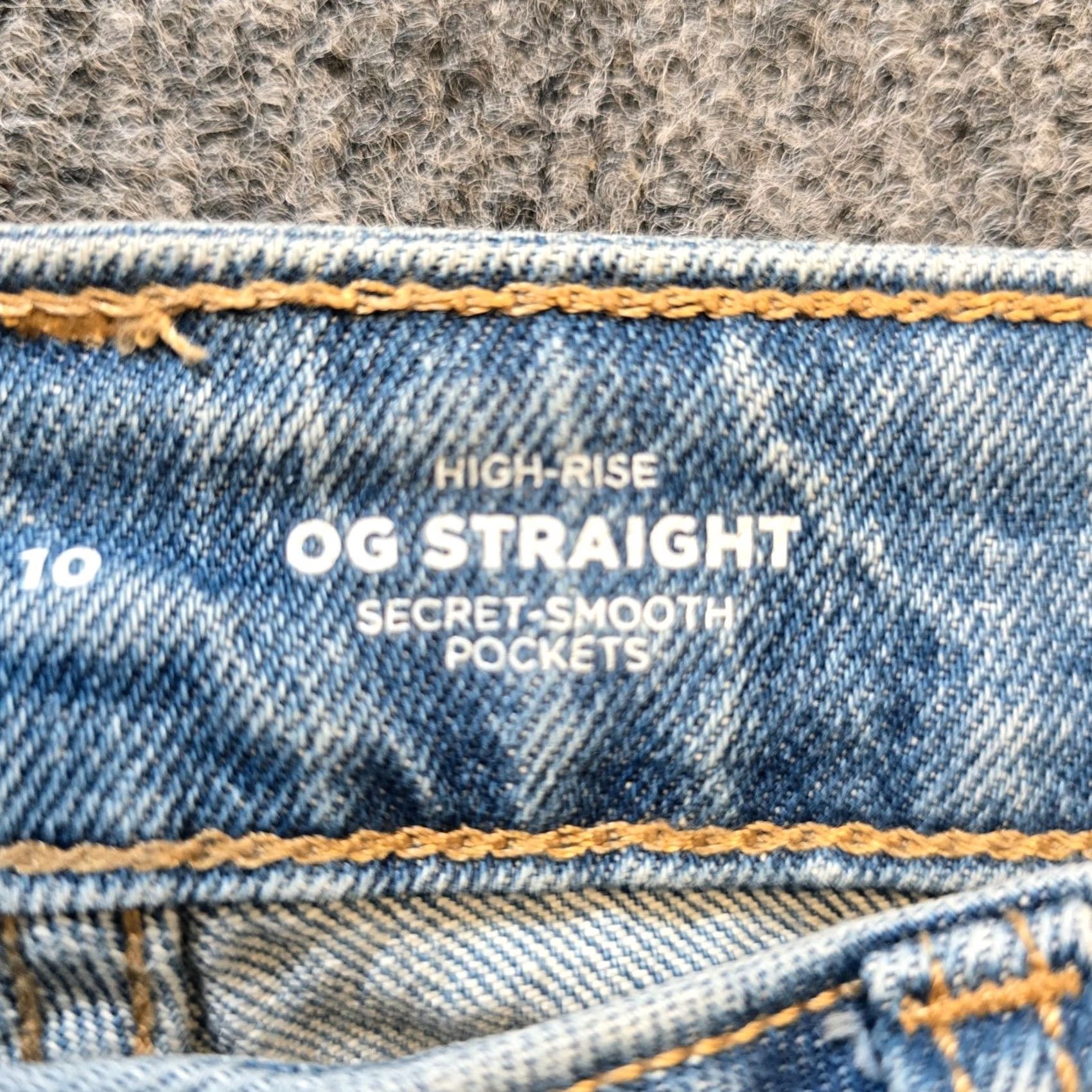 Old Navy Old Navy Jeans Womens Size 10 Blue OG Straight Light Wash Baggy Casual Capsule Jeans Women Size 32" / US 10 / IT 46 - 5 Thumbnail