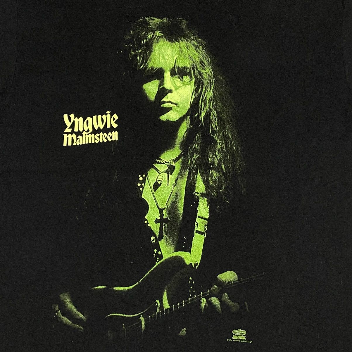 Band Tees × Hanes × Vintage Vintage rock band yngwie malmsteen guitarist Size US L / EU 52-54 / 3 - 4 Thumbnail