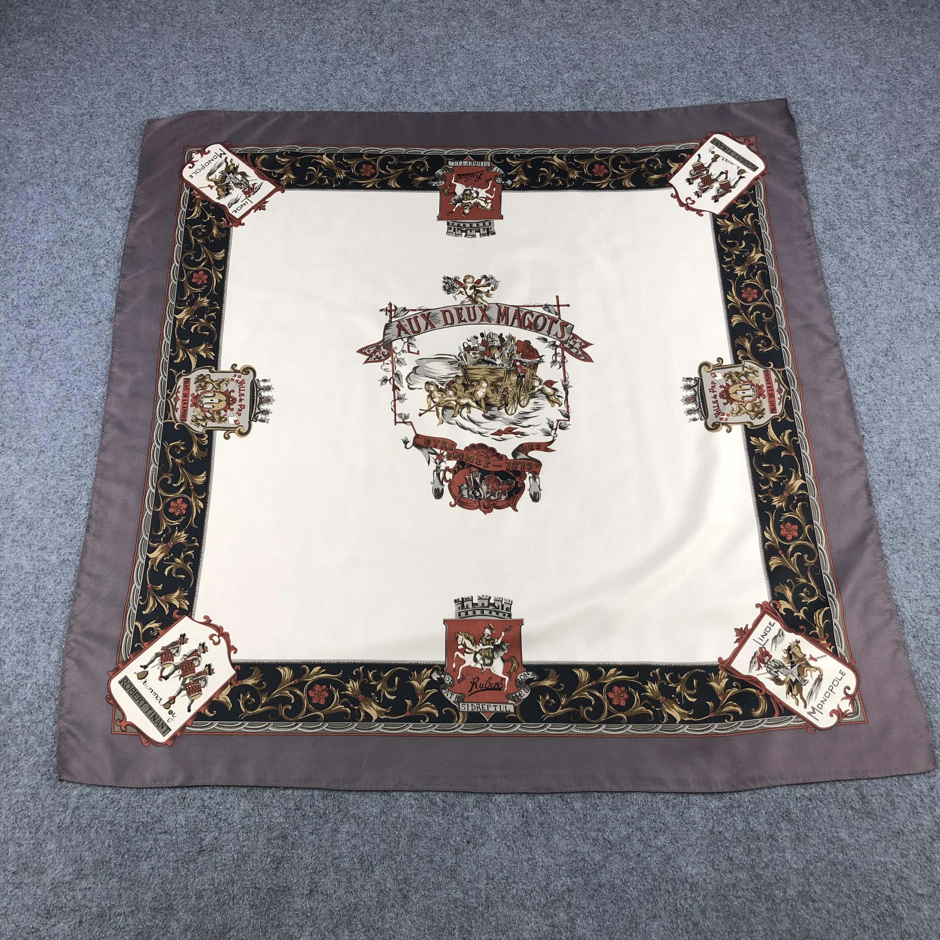 Japanese Brand Drummer Boy Robert Tinant Scarf M373 Size ONE SIZE - 2 Thumbnail