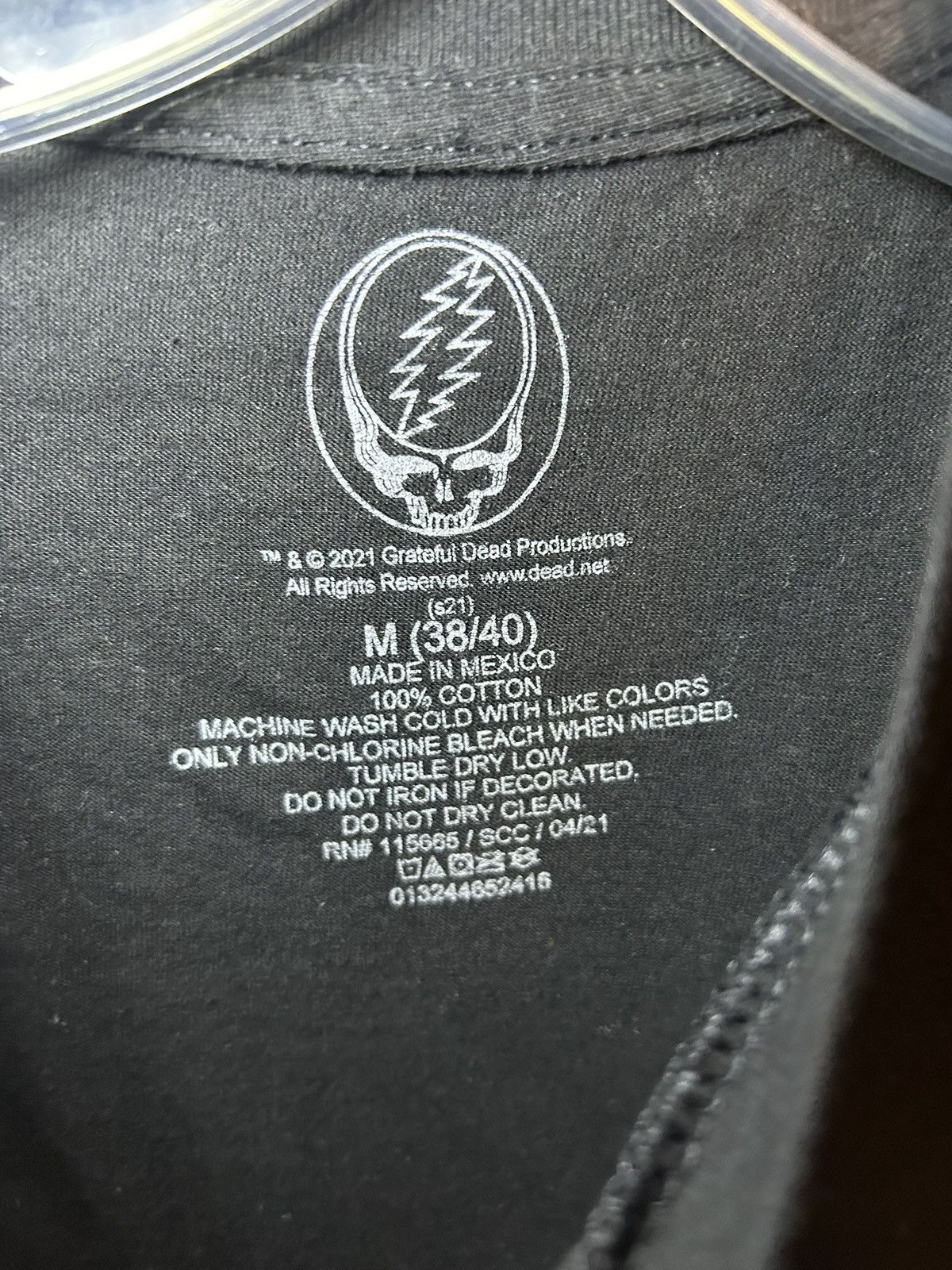 Grateful Dead Official Grateful Dead classic colourful bear logo t-shirt Size US M / EU 48-50 / 2 - 3 Thumbnail