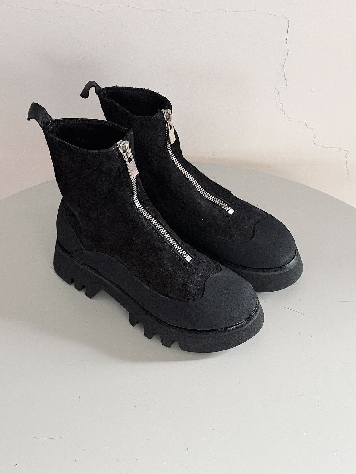 Guidi Guidi Front Zip Boots ZO06FZV Reverse Horse Leather Black Size US 7 / IT 37 - 2 Thumbnail