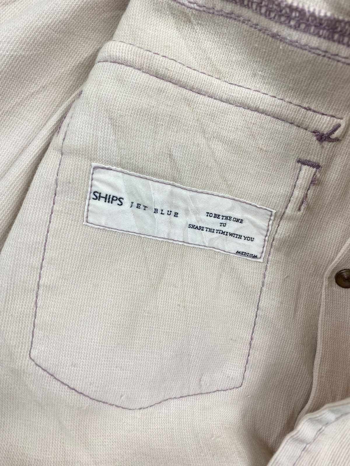 SHIPS SHIPS Jet Blue Multipocket Zipper Jacket Size US M / EU 48-50 / 2 - 9 Thumbnail