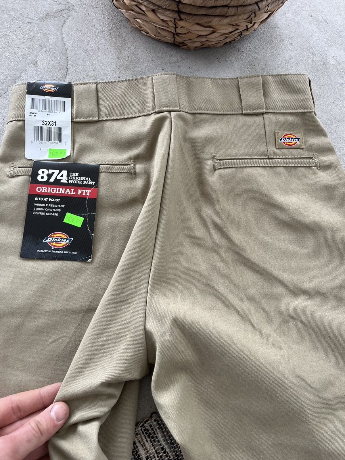 Dickies Vintage New Dickies 874 Beige Work Pants Y2K sk8 Size US 32 / EU 48 - 19 Thumbnail