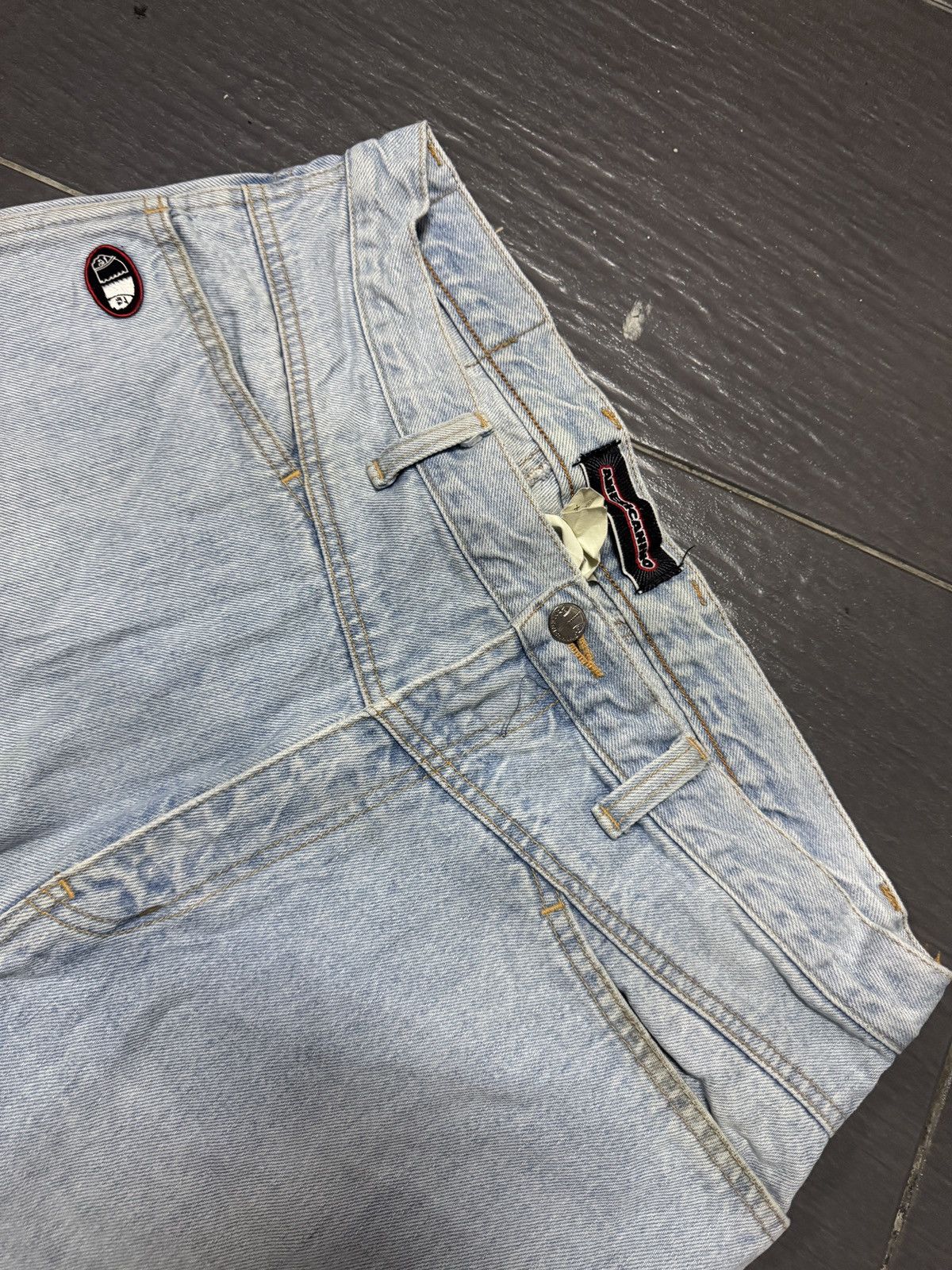 Vintage × Welcome Skateboards vintage americanino baggy short jeans Size US 37 - 2 Thumbnail