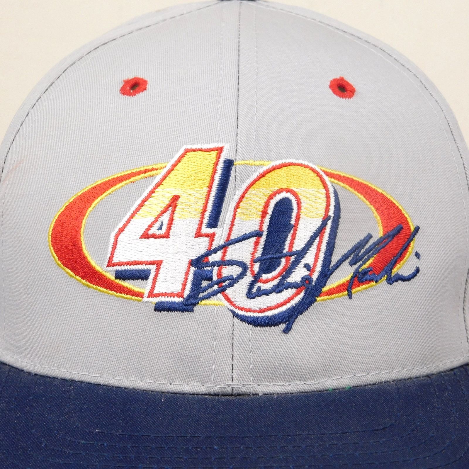 NASCAR 90s Coors Light Sterling Marlin NASCAR Hat Gray Snapback Size ONE SIZE - 2 Thumbnail