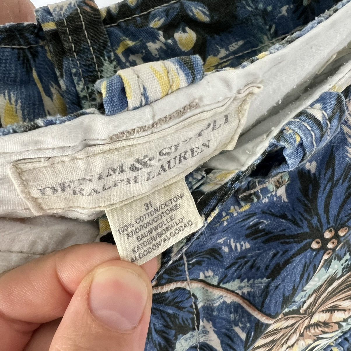 Denim & Supply Ralph Lauren Vintage Y2K Denim & Supply Ralph Lauren Floral Cargo Shorts Size US 31 - 6 Thumbnail