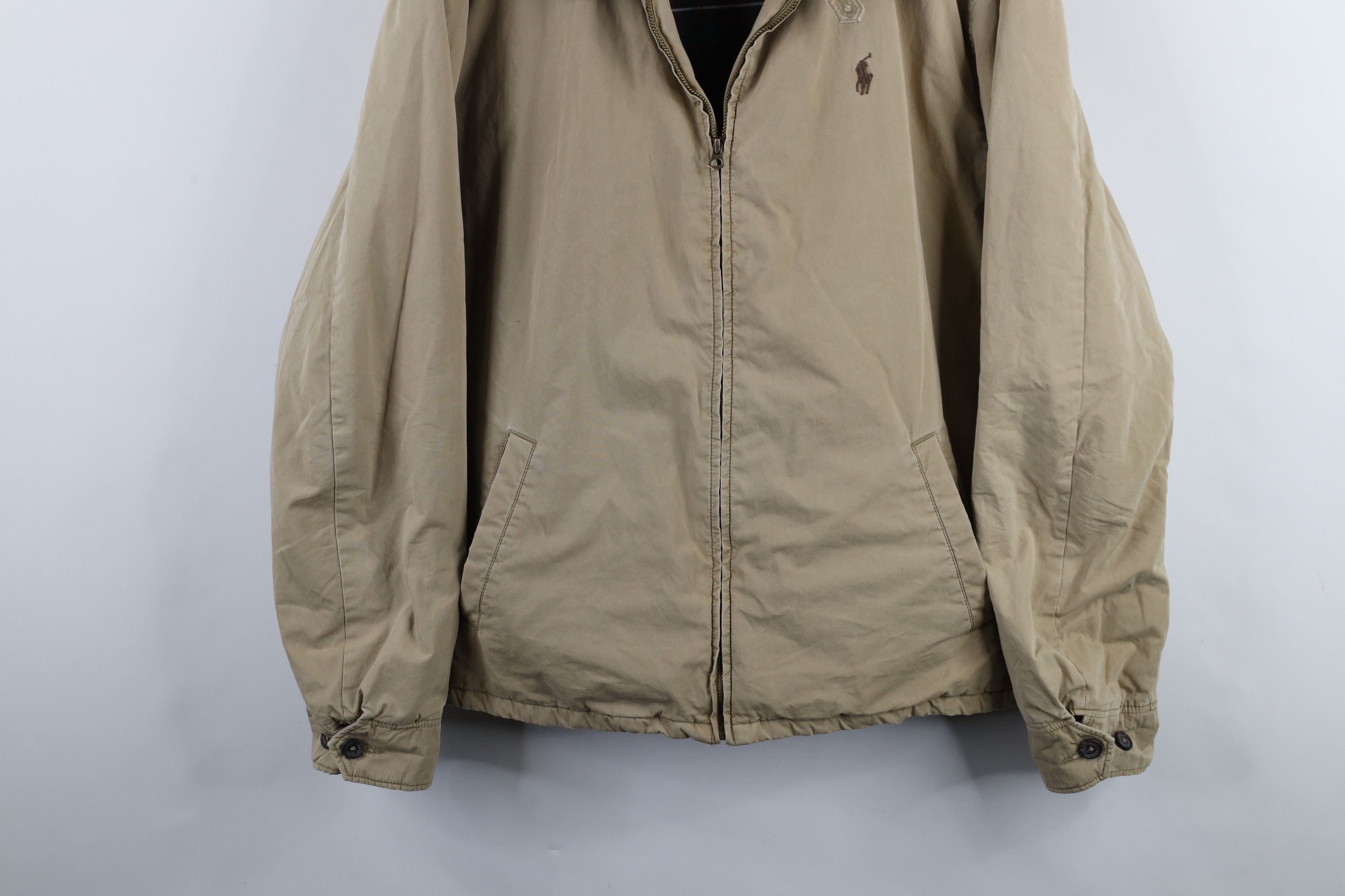 Ralph Lauren × Vintage Vintage Ralph Lauren Flannel Lined Puffer Bomber Jacket Size US XXL / EU 58 / 5 - 3 Thumbnail