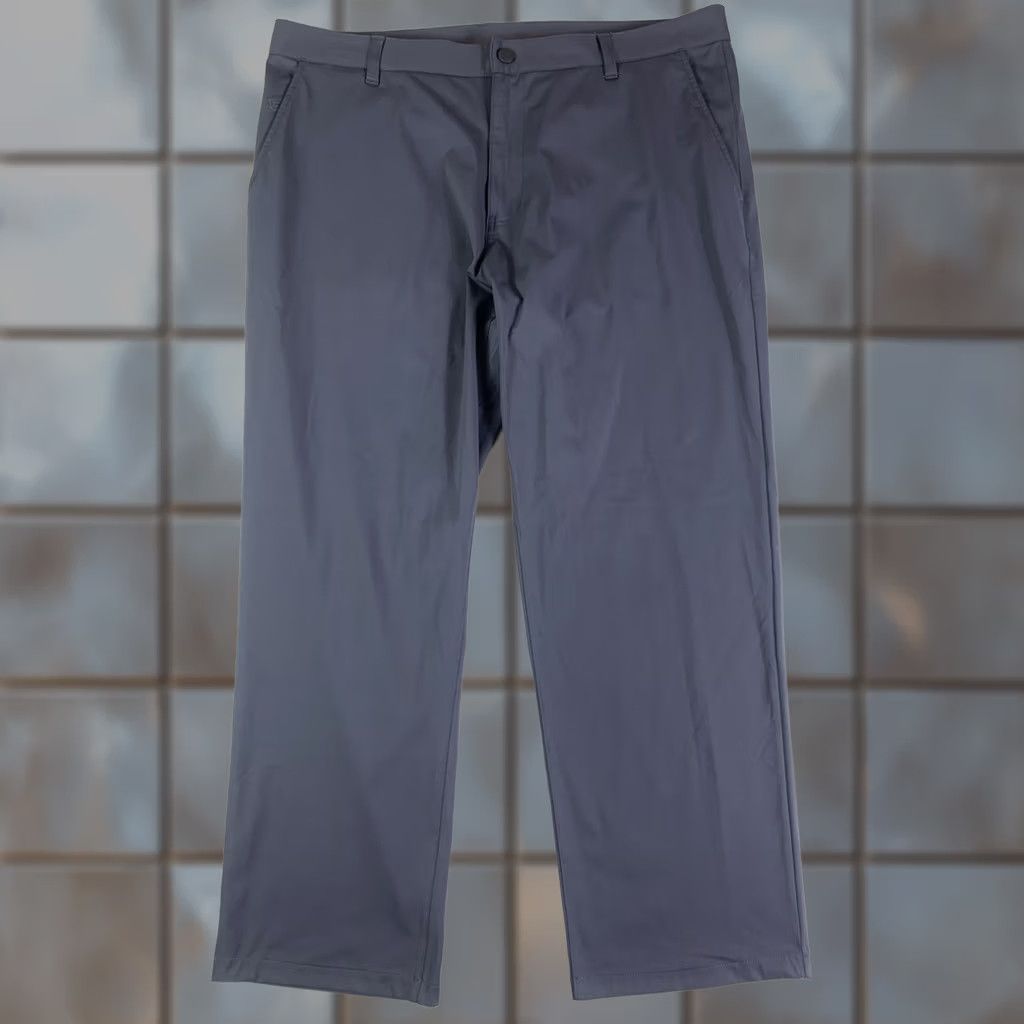 Rhone Rhone Pants Mens Gray Performance Travel Golf Casual Chino Tech 38x27 Size US 38 / EU 54 - 1 Thumbnail