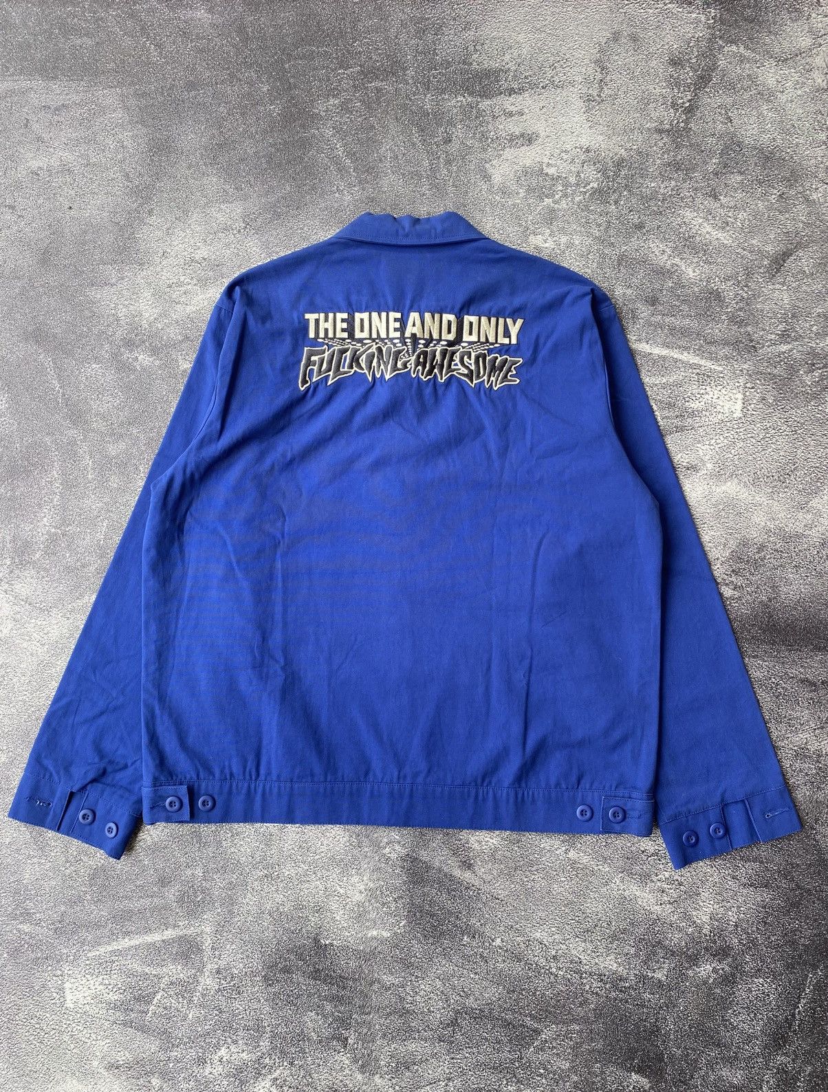Fucking Awesome Fucking Awesome x Wanto jacket large blue shit