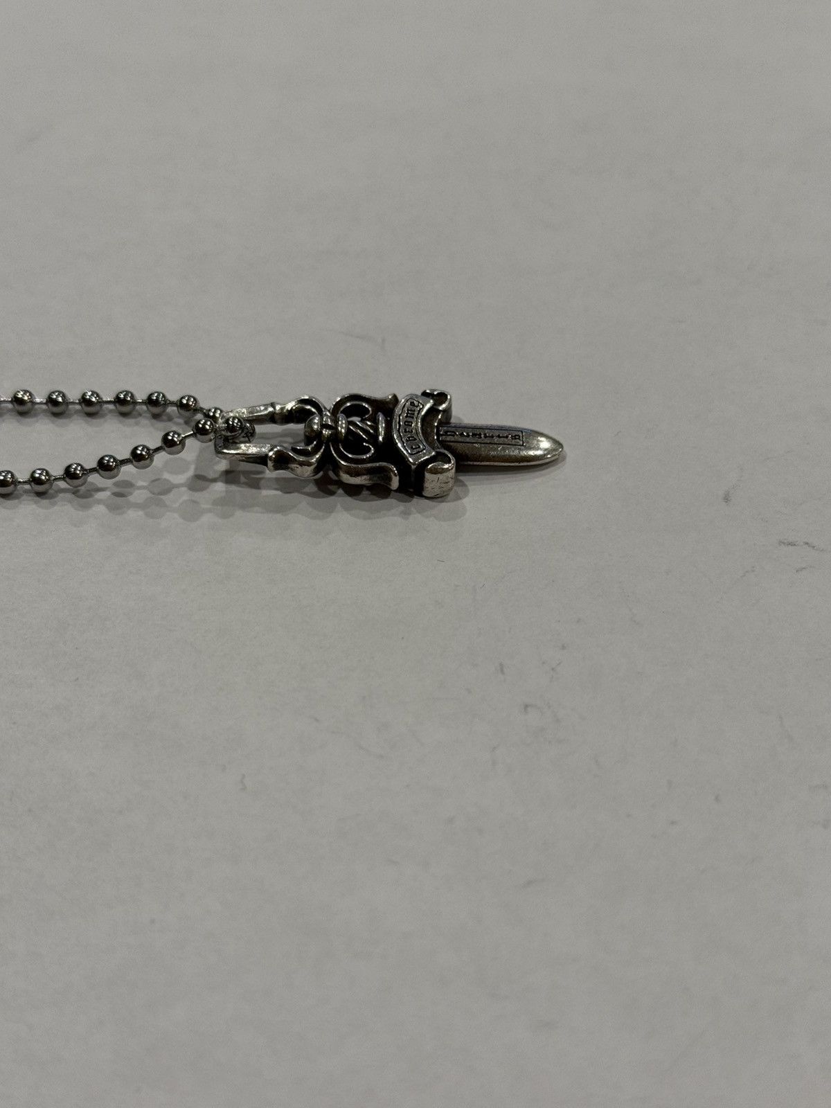 Chrome Hearts Chrome Hearts Dagger Pendant Silver Ball Chain Necklace 925 Size ONE SIZE - 11 Thumbnail
