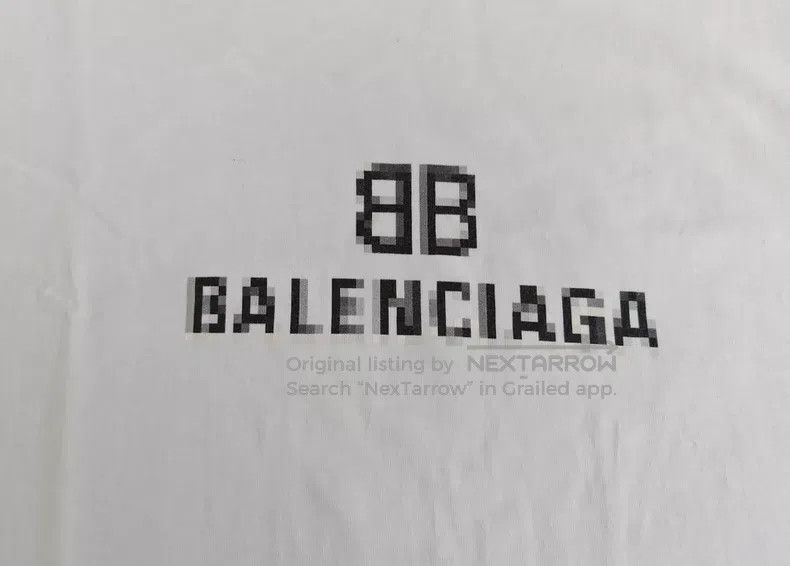Balenciaga Balenciaga Mosaic Short Sleeve T-Shirt Size US XXS / EU 40 - 5 Thumbnail