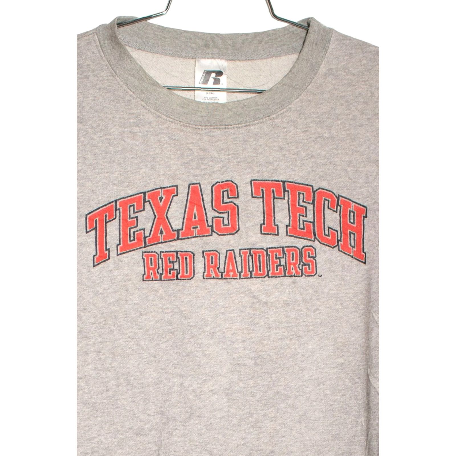 Russell Athletic VINTAGE Russell Athletic Gray Texas Tech Sweatshirt Large 2000s Mens Size US L / EU 52-54 / 3 - 2 Thumbnail