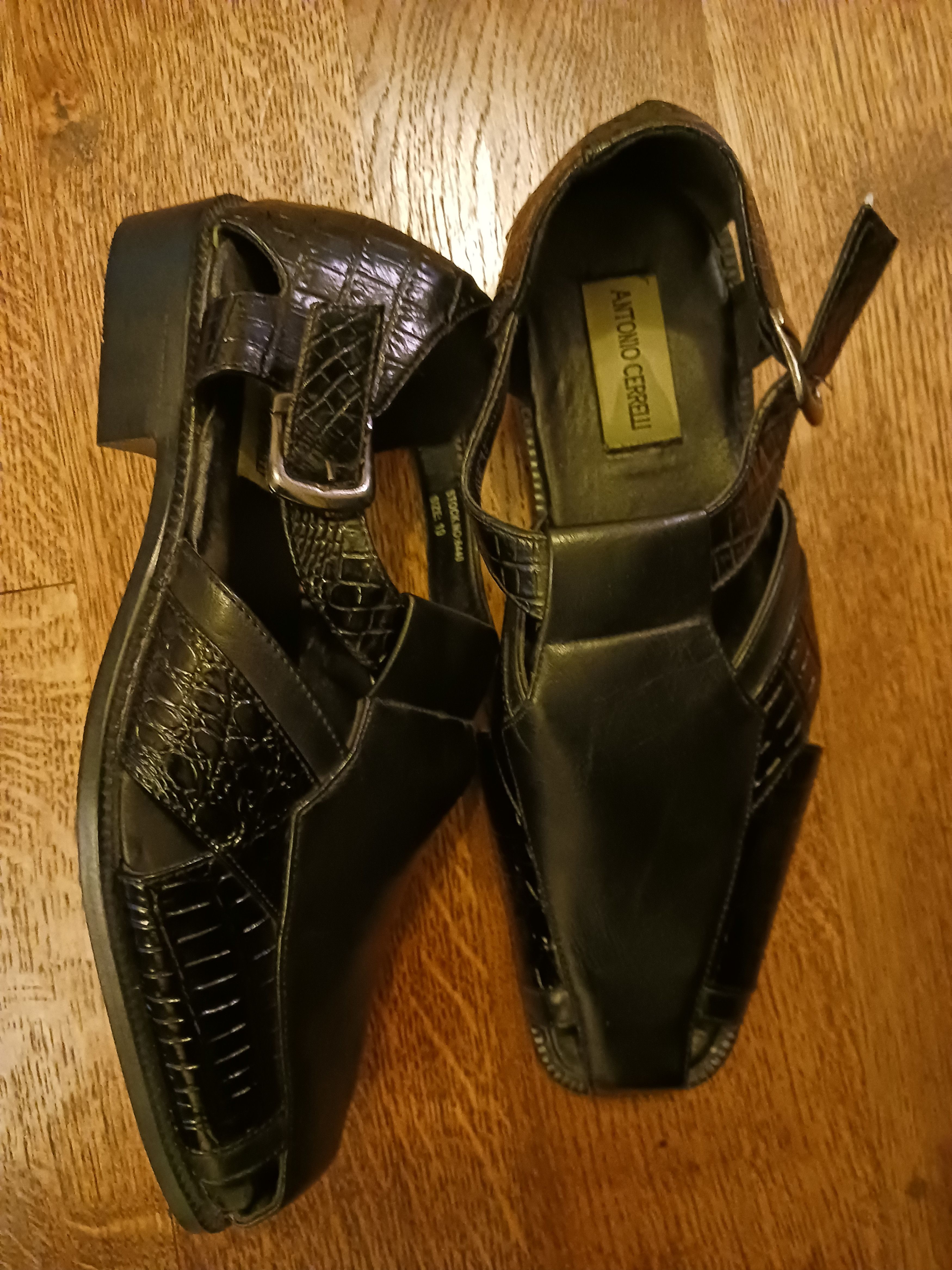 Other NWOB Antonio Cerrelli Reptile Embossed Sandal Shoes Size US 10 / EU 43 - 2 Thumbnail