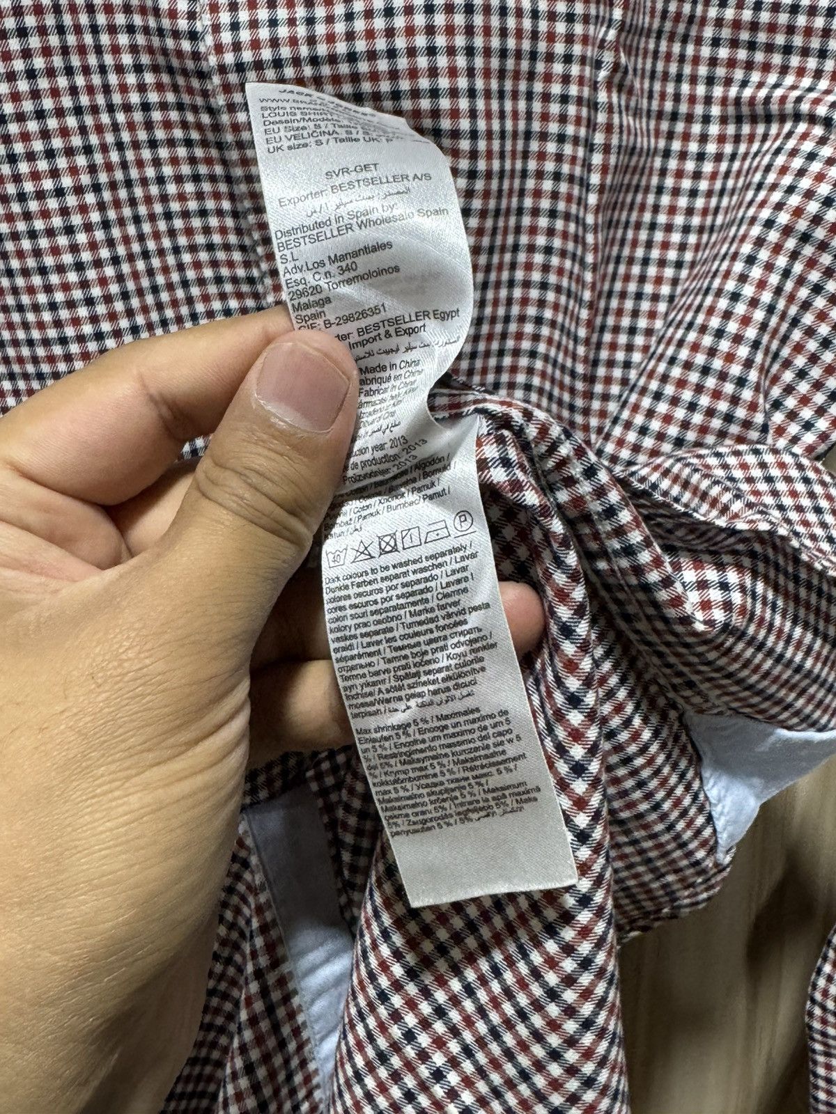 Jack & Jones Jack & Jones Checkered Formal Shirt Size US XXS / EU 40 - 10 Thumbnail
