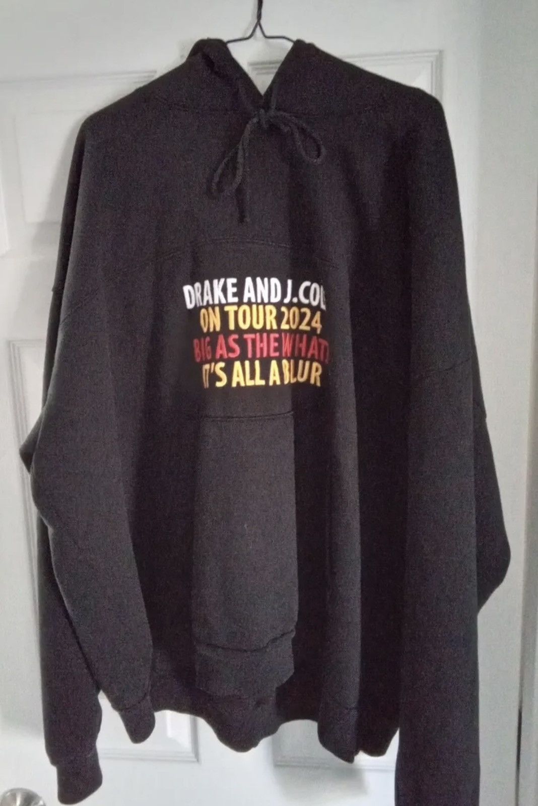 image of Drake It’S All A Blur Iaab Hoodie Size XL Big As The What in Black, Men's