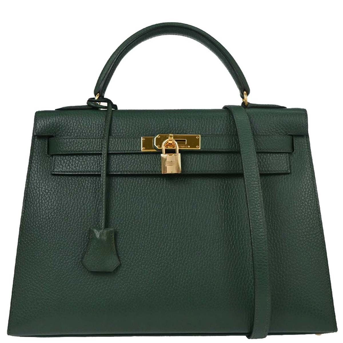 Hermes Hermes Contour Kelly Bag Blue Epsom with Gold Hardware Size ONE SIZE - 1 Thumbnail