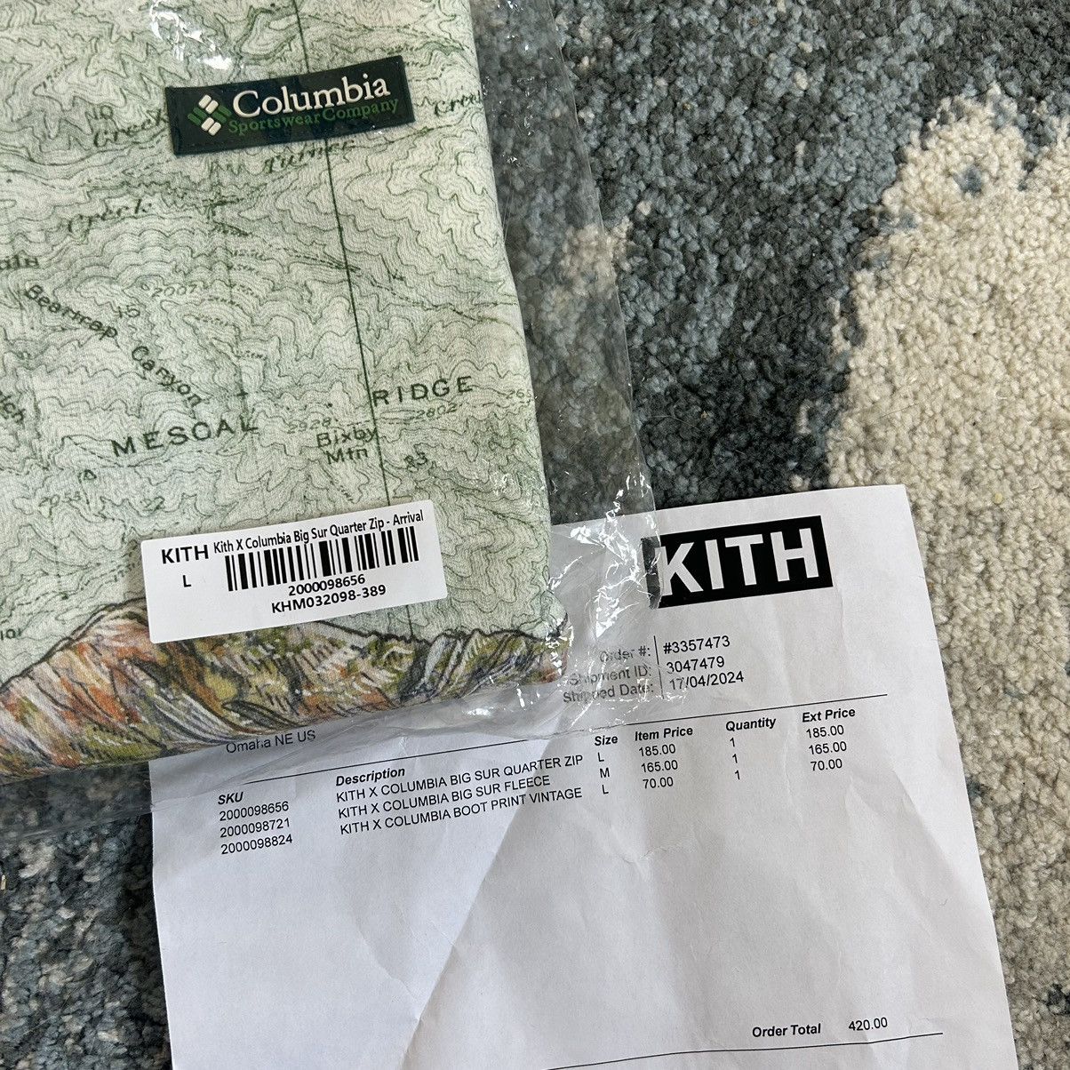 Columbia × Kith ALPiNE RESEARCH DiViSiON BiG SUR FLEECE QUARTERZiP PULLOVER Size US L / EU 52-54 / 3 - 9 Thumbnail