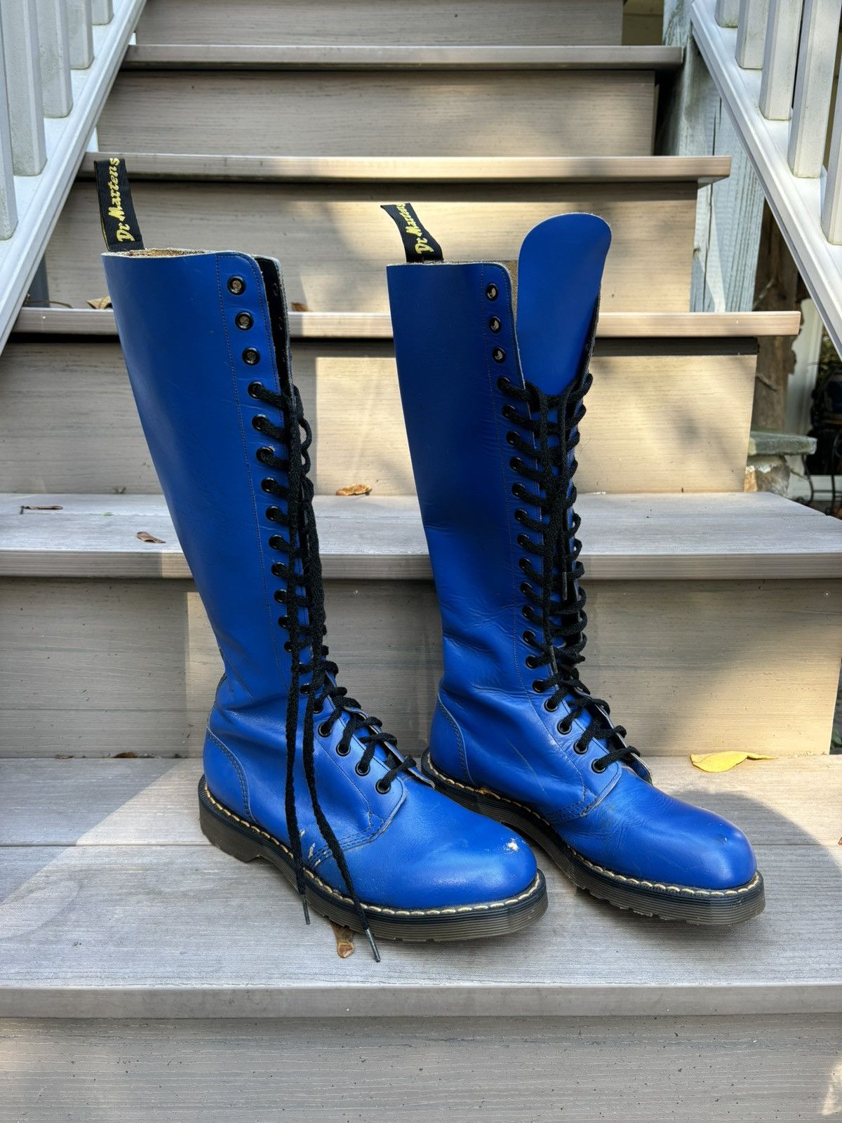 Shops Dr Martens Original Blue Boots