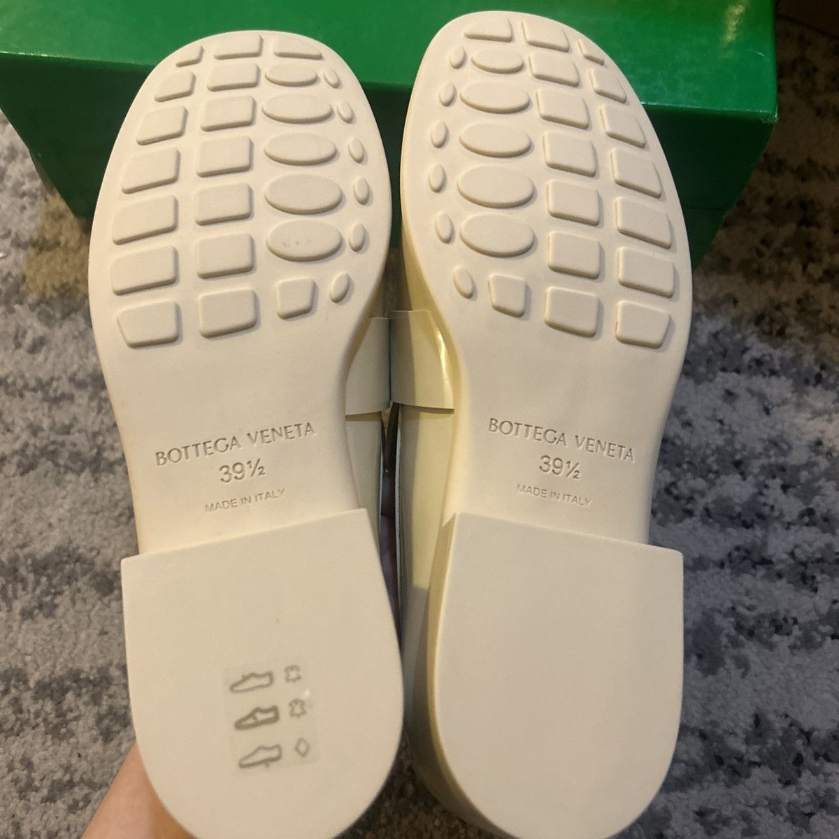 Bottega Veneta Bottega Veneta Monsieur Mocassin Soft Vinyl Butter Loafers Size US 9.5 / IT 39.5 - 8 Thumbnail