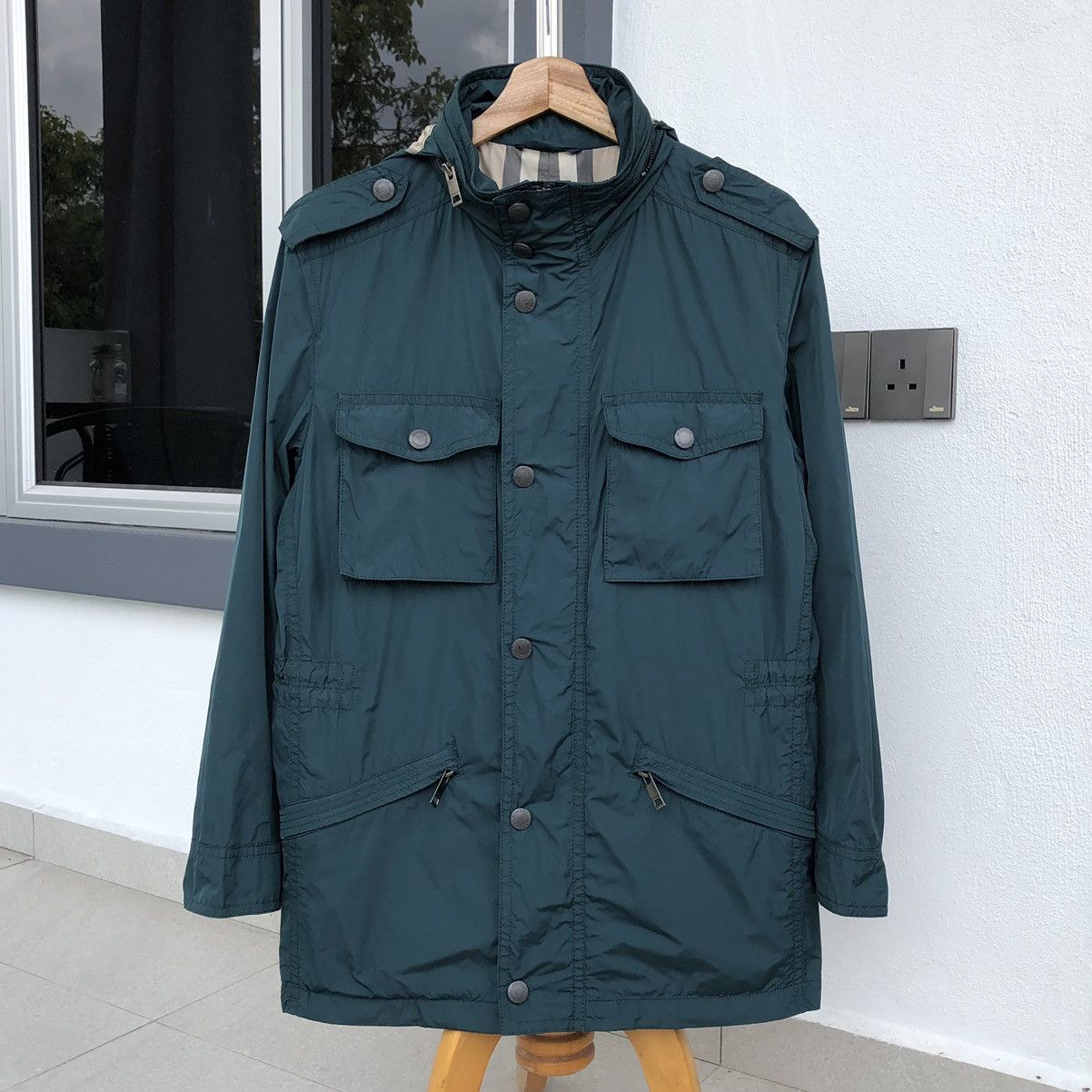 Burberry Burberry London Lightweight Hooded Jacket Size US M / EU 48-50 / 2 - 1 Thumbnail