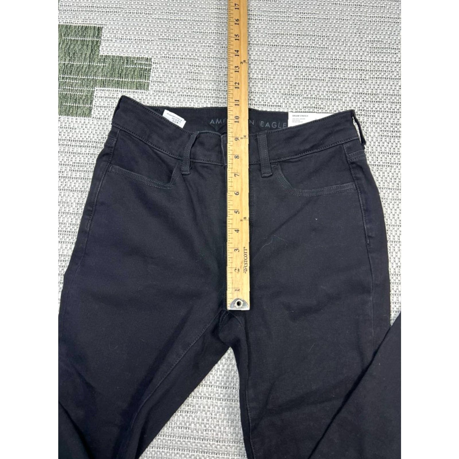 American Eagle Outfitters American Eagle Outfitters Jeans Womens 4 Blue Denim Logo 28x28 High Rise Jegging VS? Size 27" / US 4 / IT 40 - 6 Thumbnail