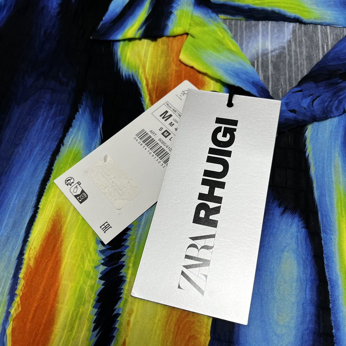 Rhude × Zara RHUDE x Zara NEW Tie Dye Oversized shirt Rhuigi NEW Size US M / EU 48-50 / 2 - 8 Thumbnail