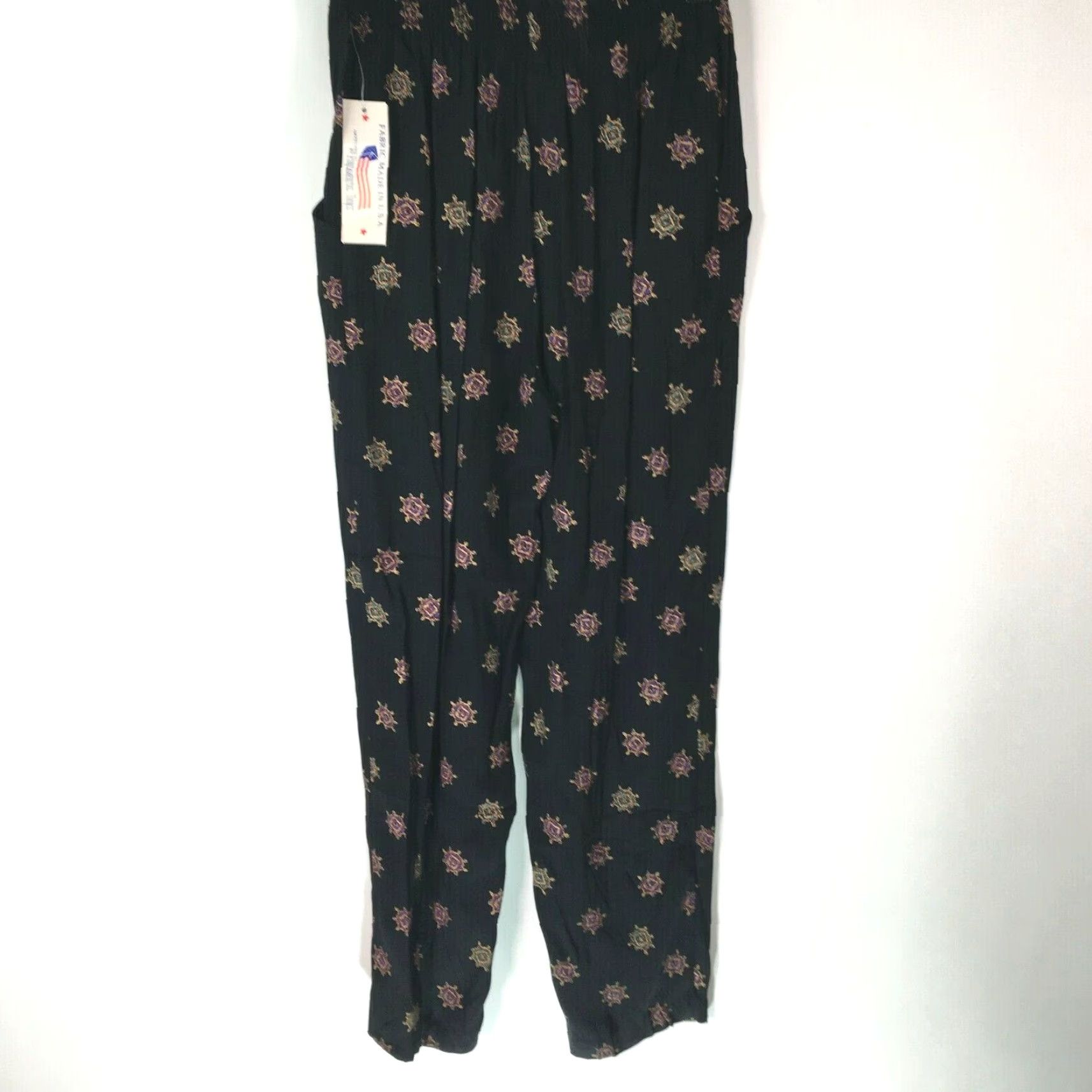 Vintage VINTAGE Fundamental Things Pant Womens Petite 8P Black Pleated Casual 28in Inseam Womens Size 26" / US 2 / IT 38 - 2 Thumbnail
