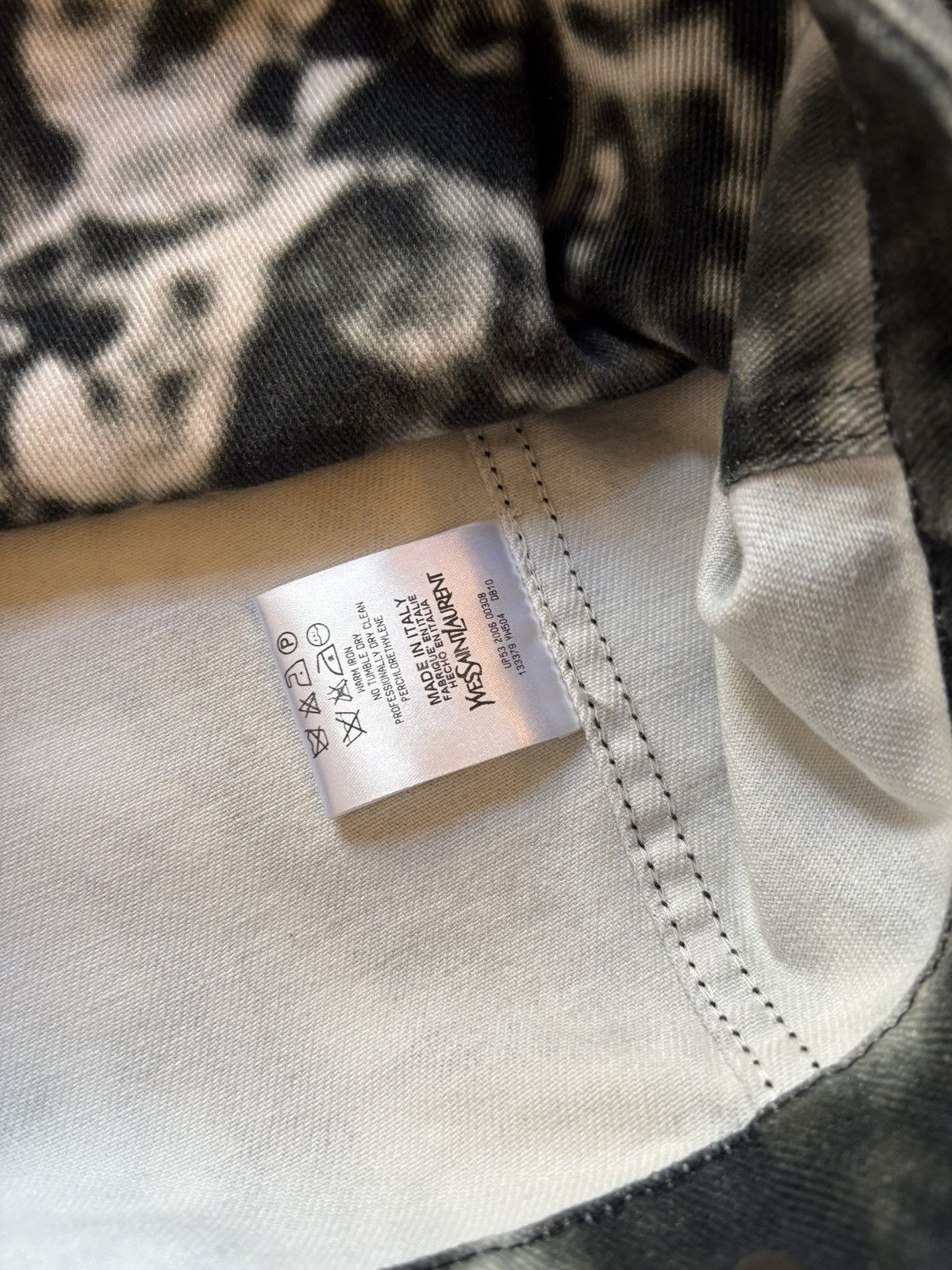 Saint Laurent Paris SS07 Woodstock Denim Jacket Size US S / EU 44-46 / 1 - 4 Thumbnail
