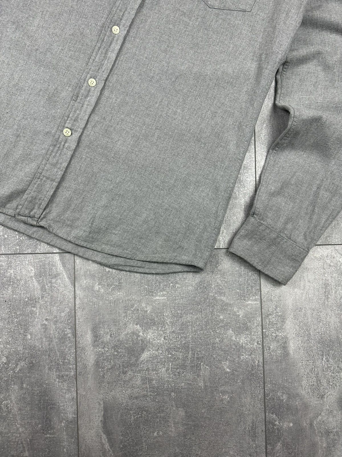 A Day's March A Days March Basic Silver Shirt Button Up Size US L / EU 52-54 / 3 - 2 Thumbnail