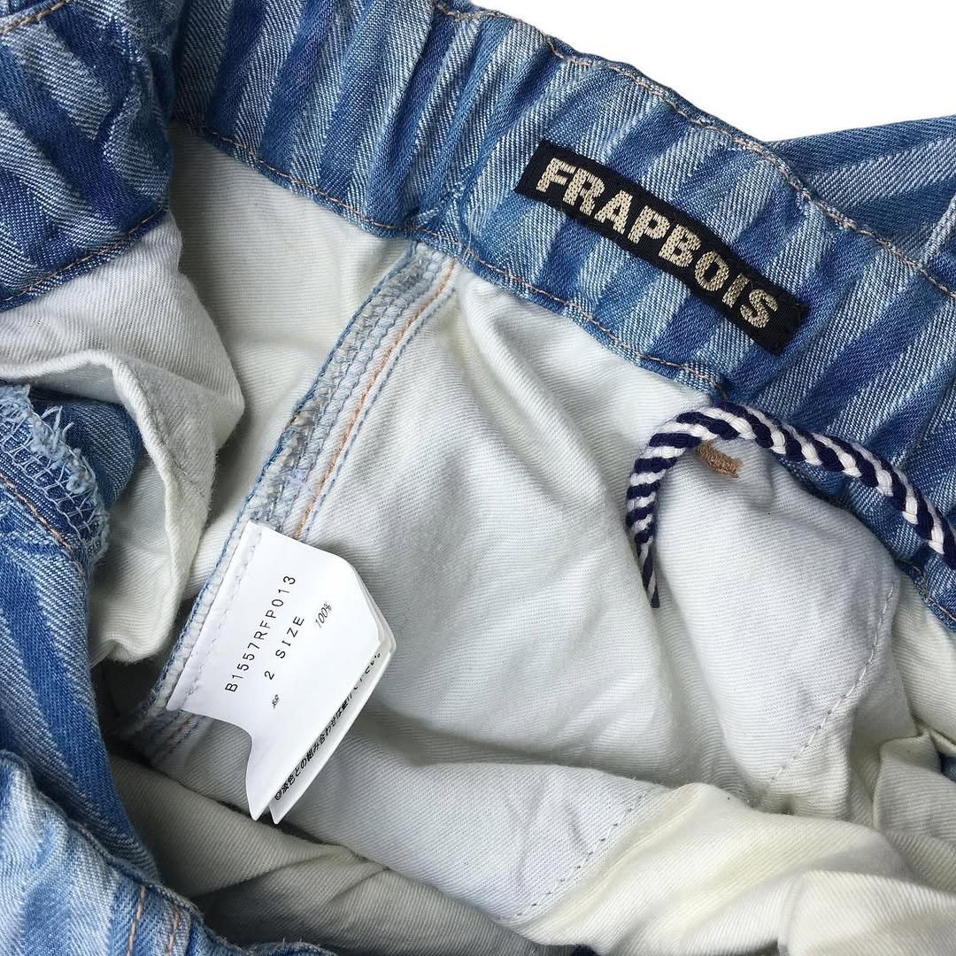Frapbois × Issey Miyake Frapbois Striped Trousers Size US 31 - 2 Thumbnail