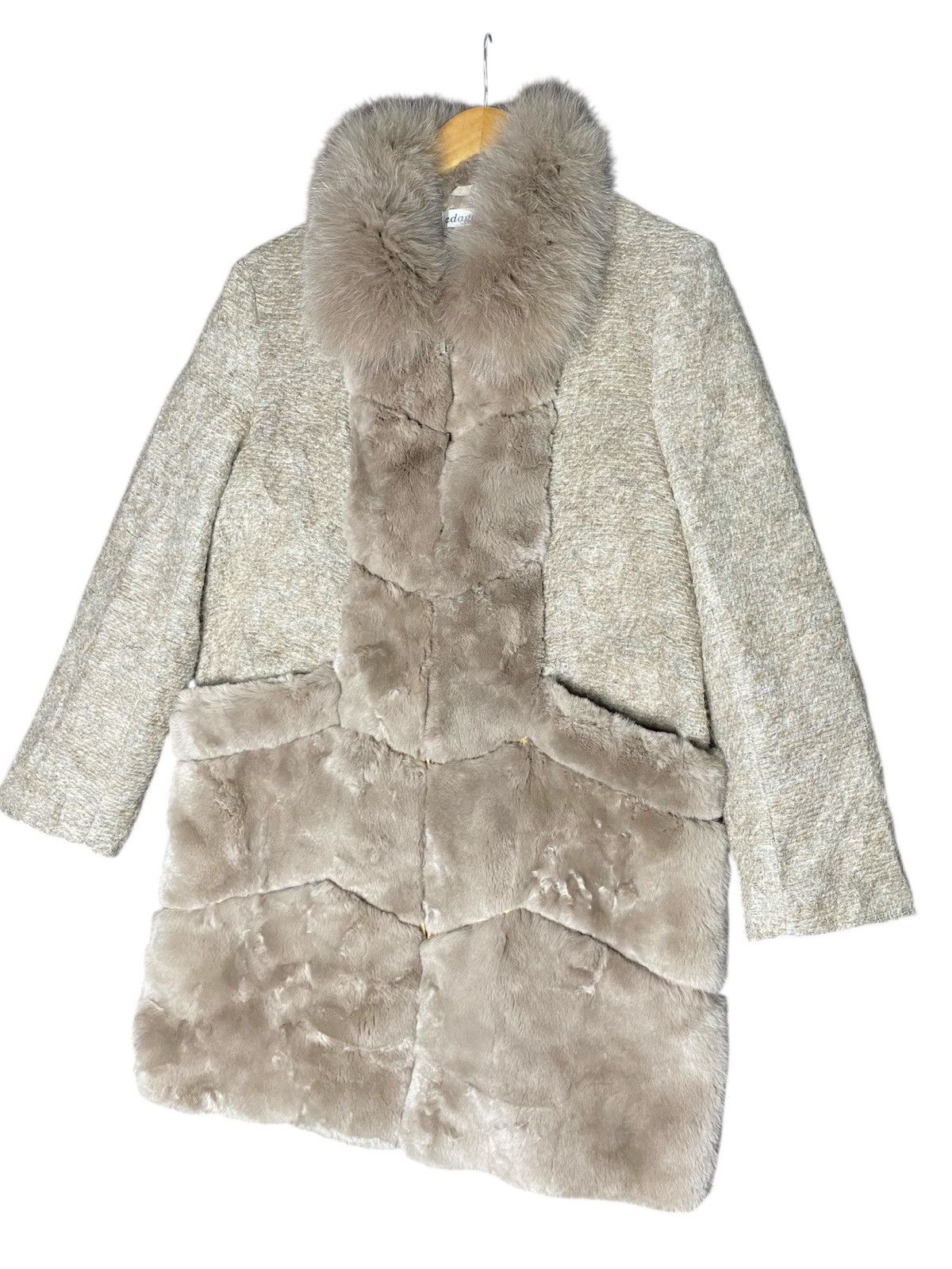 Japanese Brand Vintage Adagietto Faux Fur Jacket Size US M / EU 48-50 / 2 - 3 Thumbnail