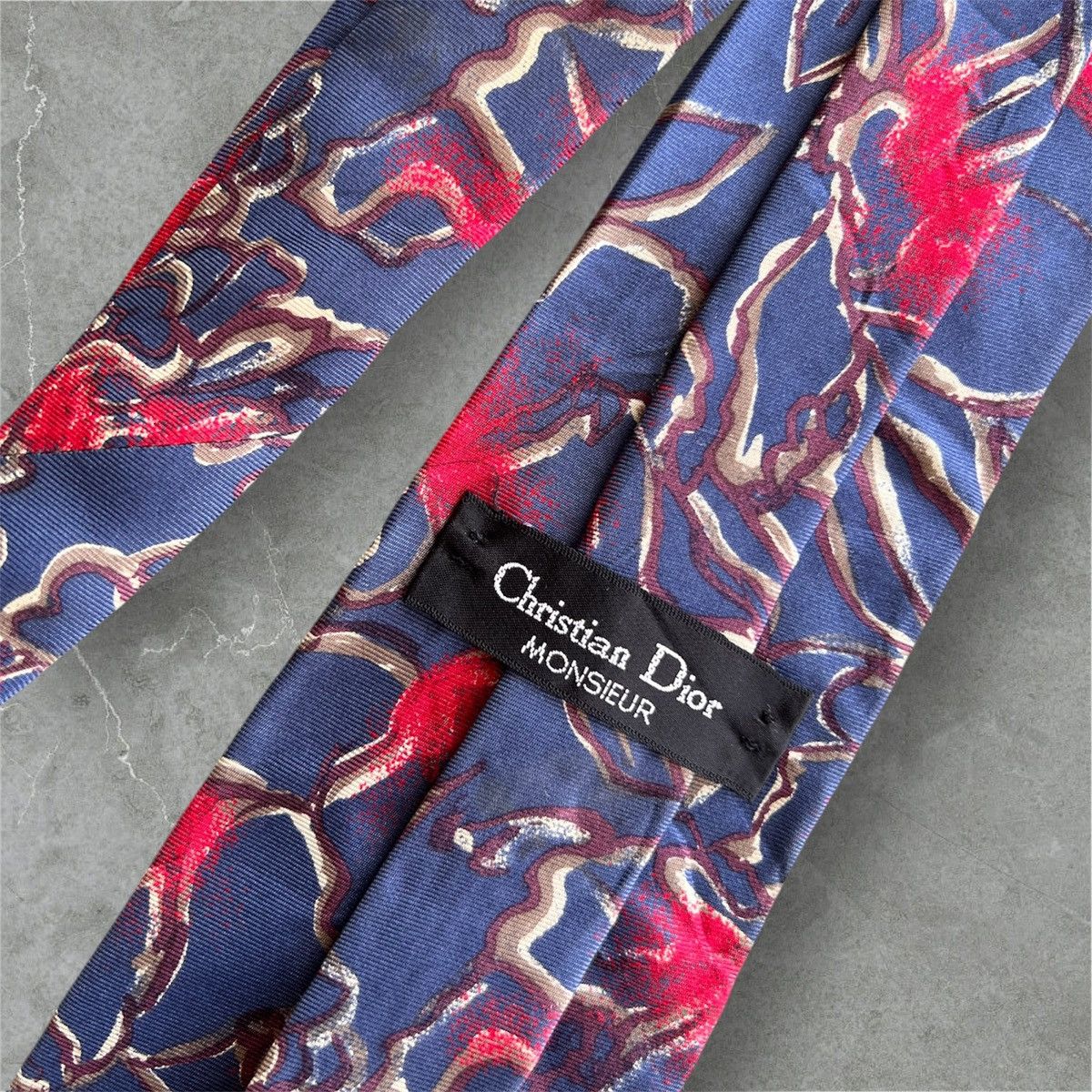 Christian Dior Monsieur Lot of 3 LUXURY DESIGNERS Silk Neckties V Size ONE SIZE - 4 Thumbnail