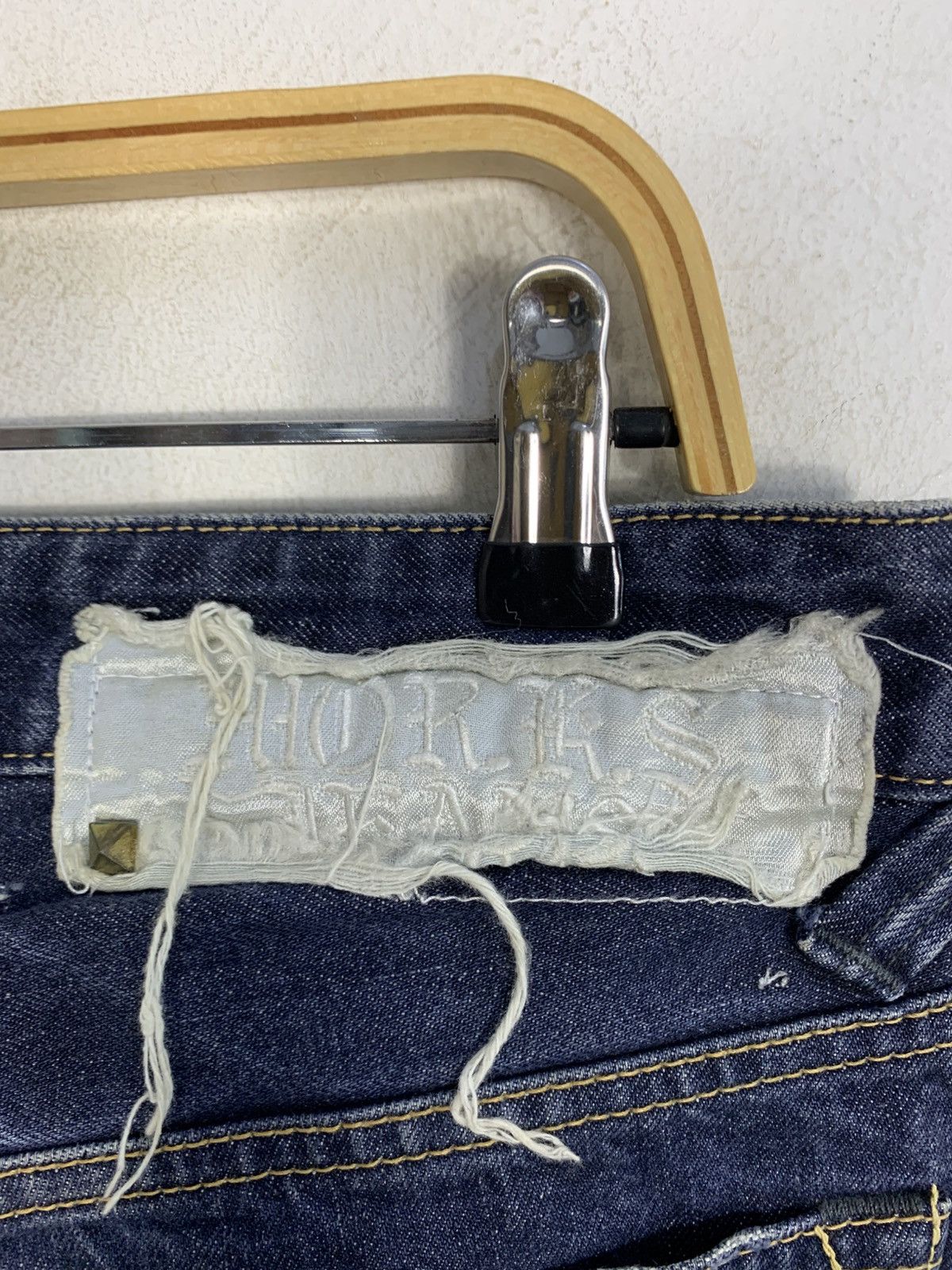FranCisT MOR.K.S FranCisT. MOR.K.S Japan Horse Leather Indigo Denim Jeans Size US 30 / EU 46 - 6 Thumbnail