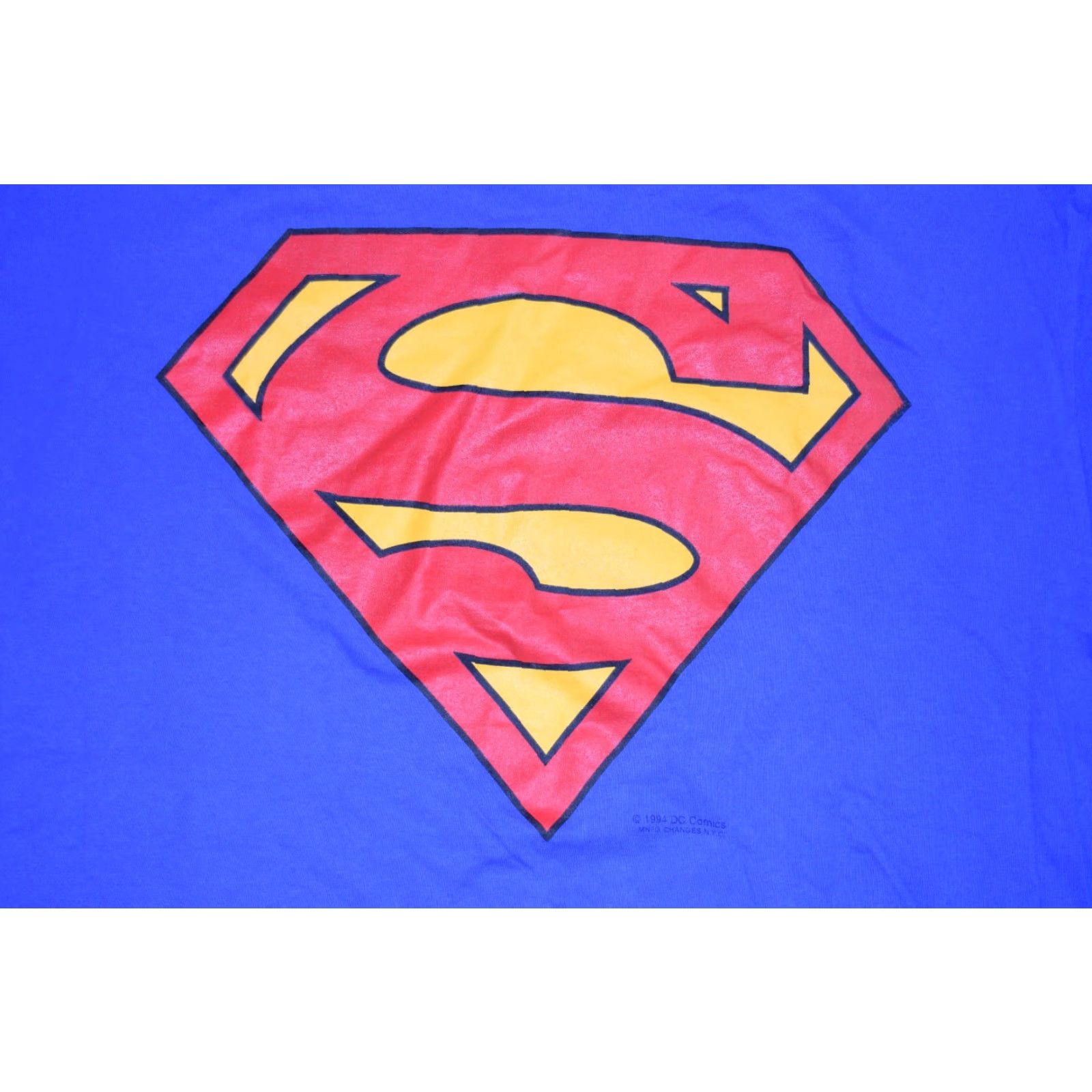 Hanes VINTAGE 1994 SUPERMAN LOGO T-SHIRT ADULT UNISEX SIZE XL BLUE DC COMICS 90s MENS Size US XL / EU 56 / 4 - 2 Thumbnail