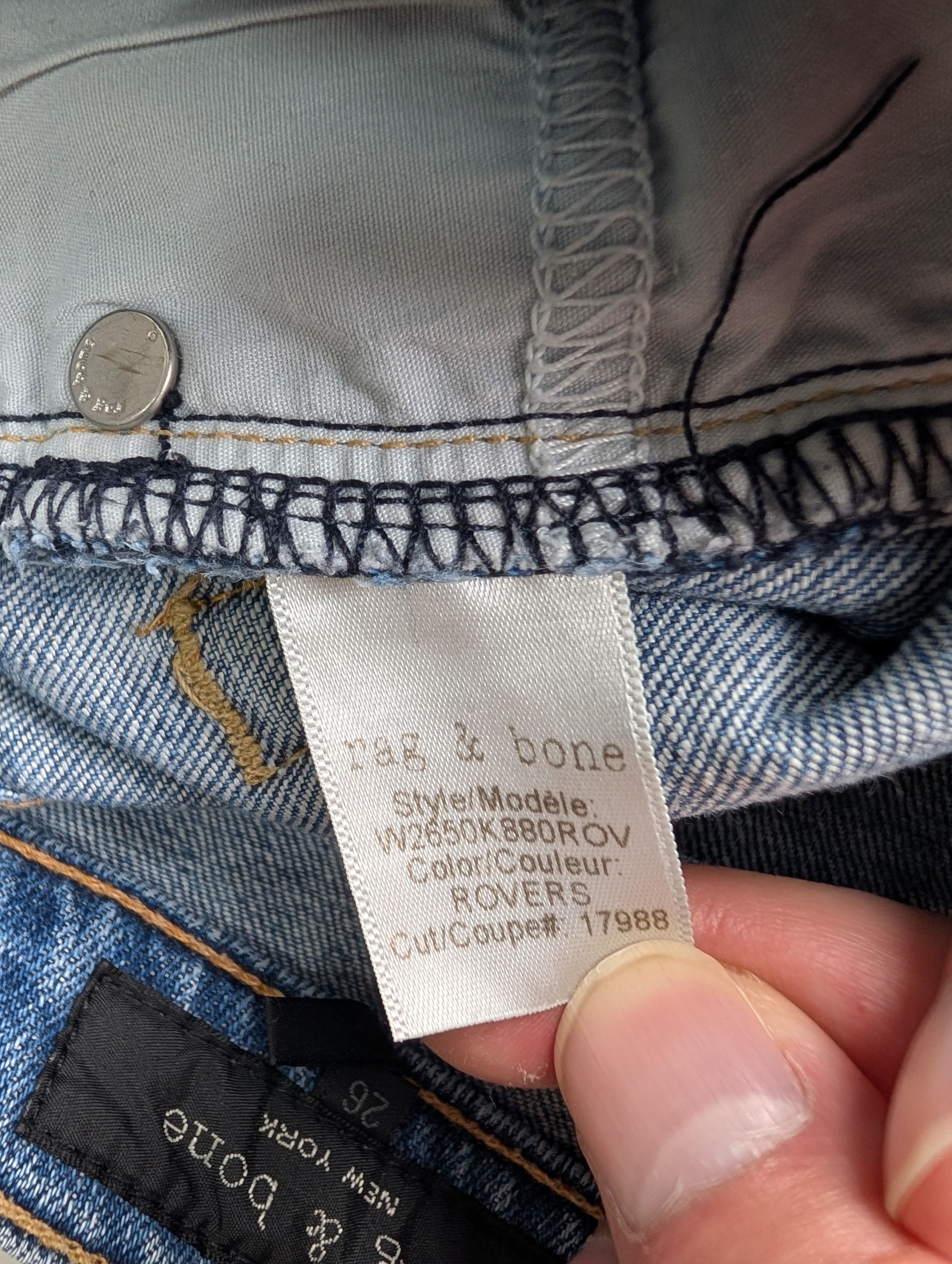 Rag & Bone Rag & Bone Blue Jeans With Ripped Ends Size 26" / US 2 / IT 38 - 8 Thumbnail