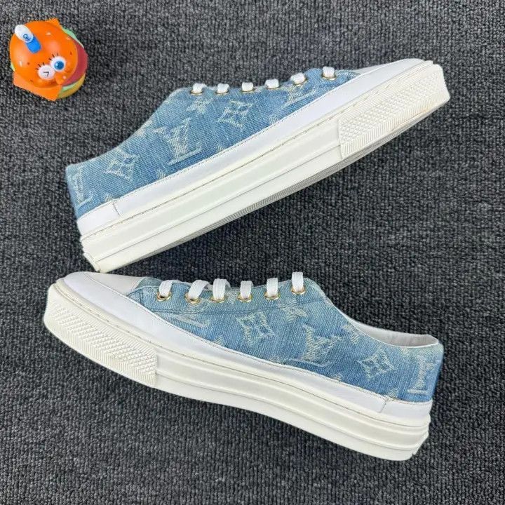 Louis Vuitton Louis Vuitton Stellar Casual Denim Sneakers -2508 Size US 6 / IT 36 - 3 Thumbnail