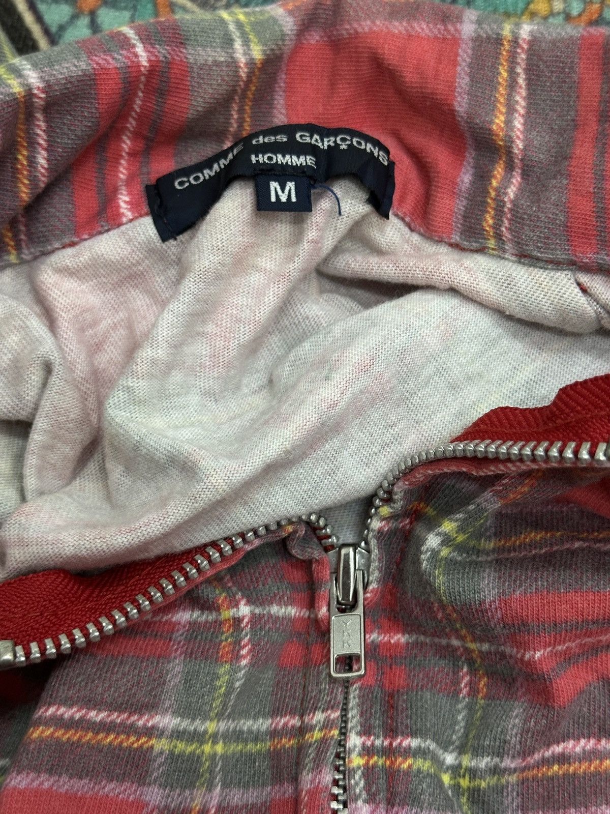 Comme des Garcons SS2005 Comme des Garcons Plaid Tartan Zipper Polos Jacket Size US M / EU 48-50 / 2 - 11 Thumbnail
