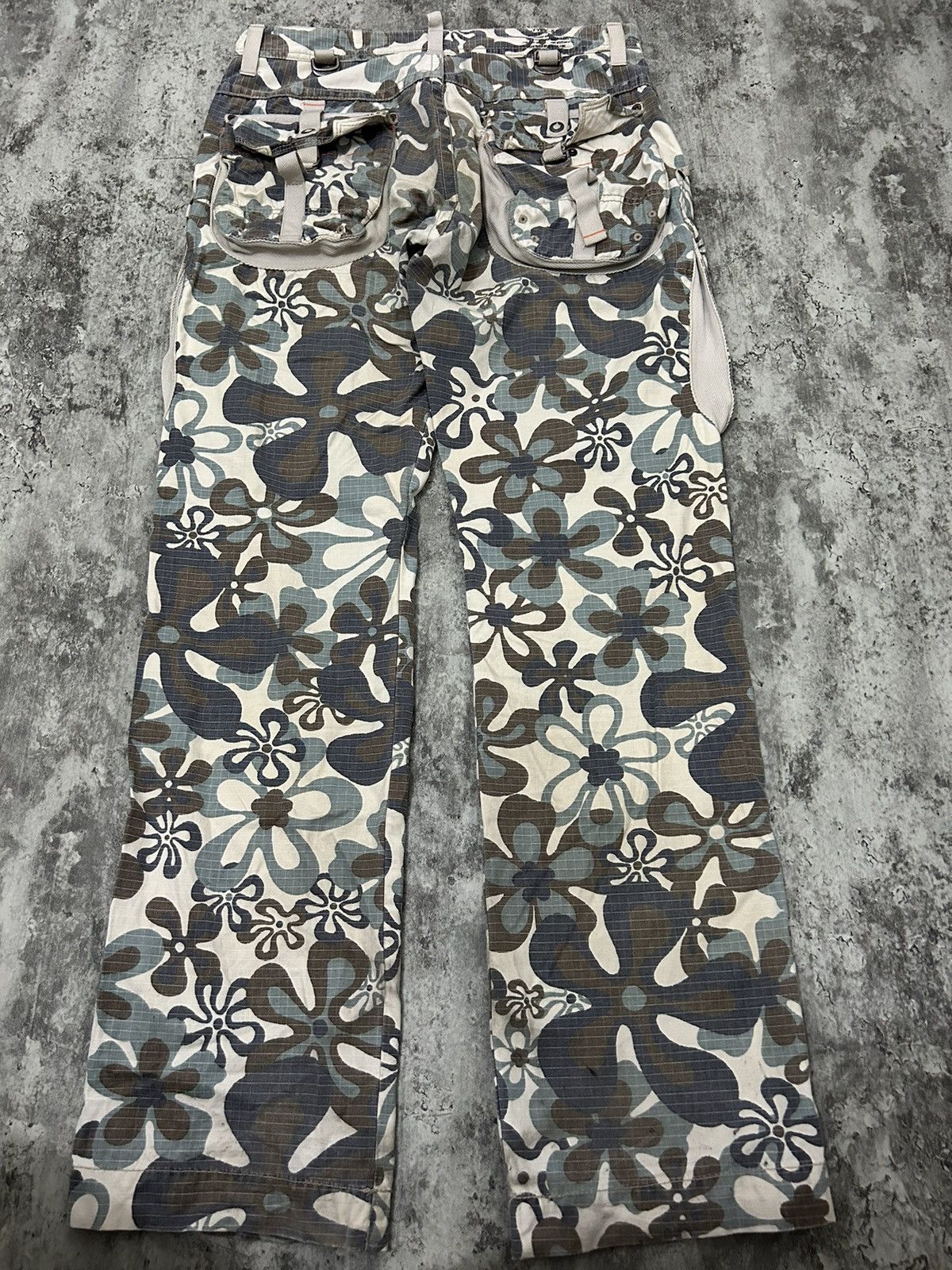 Edwin × Hysteric Glamour × Japanese Brand Edwin 505 Flower Multipocket Cargo Pants Size US 32 / EU 48 - 4 Thumbnail
