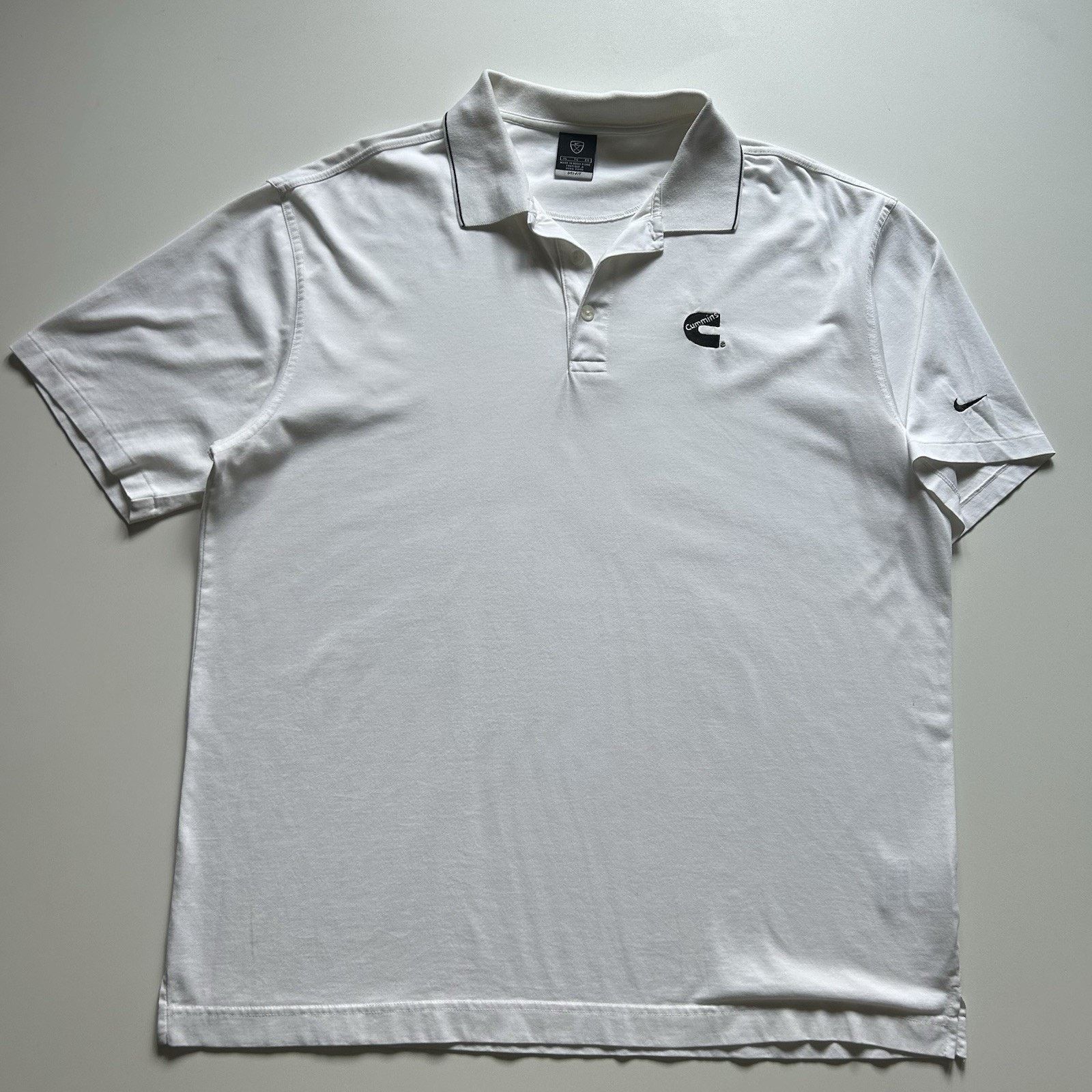 Nike × Vintage Nike Golf Vintage Polo Shirt Short Sleeve XL Y2K Cummins Size US XL / EU 56 / 4 - 1 Thumbnail