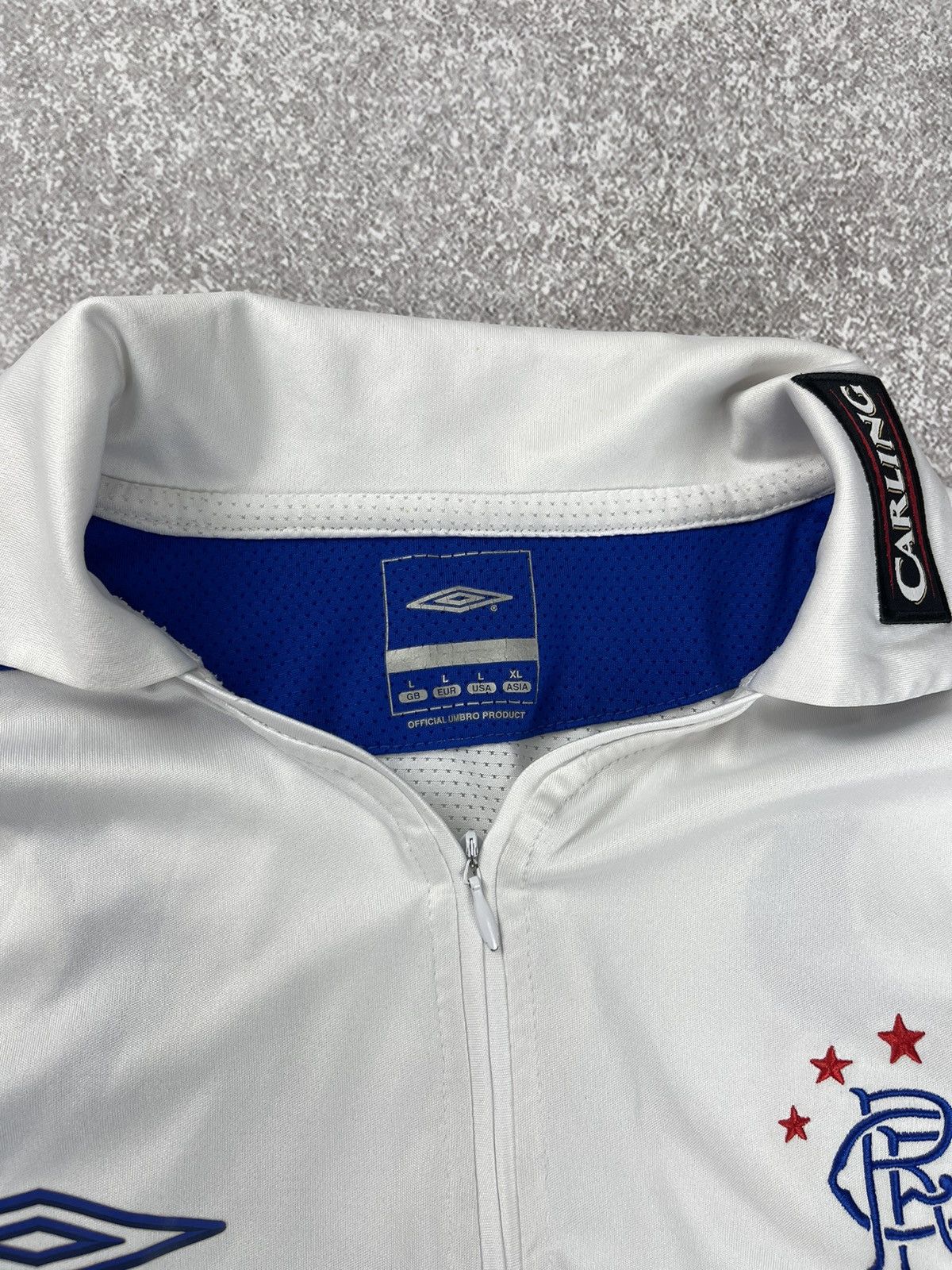 Vintage Vintage Rangers Umbro 1/4 zip Soccer Jersey Football Shirt Size US L / EU 52-54 / 3 - 5 Thumbnail