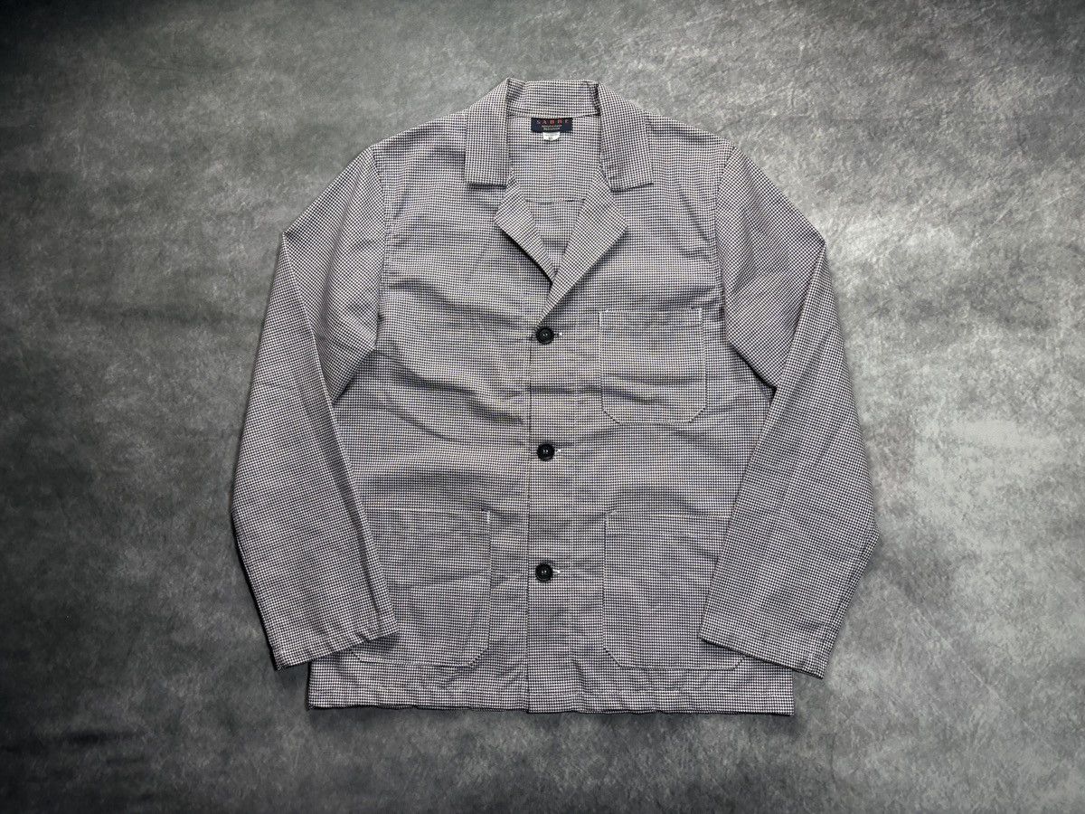 Sabre Vintage French Chore Jacket Crop Moleskin Houndstooth Canvas Size US S / EU 44-46 / 1 - 10 Thumbnail