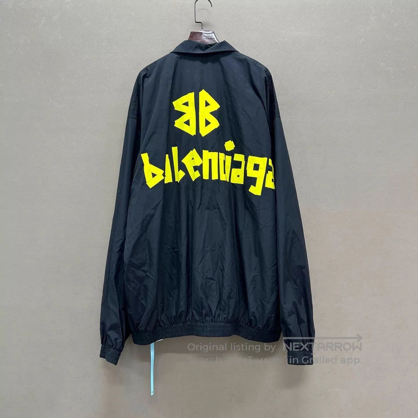 Balenciaga Black Oversized Bomber Jacket Size S. Size US S / EU 44-46 / 1 - 2 Thumbnail