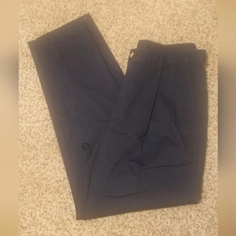 Haggar NWT Haggar Navy Blue Trousers 34X32 Size 42R - 1 Thumbnail