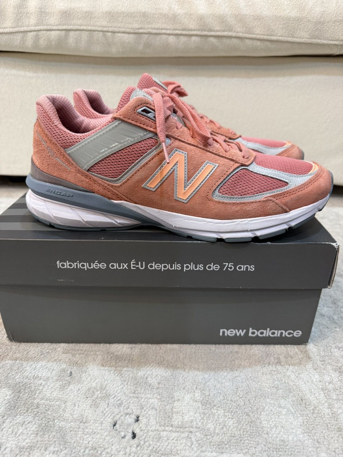 New Balance New Balance 990v5 Sunrise Rose Made in USA Size US 11 / EU 44 - 3 Thumbnail
