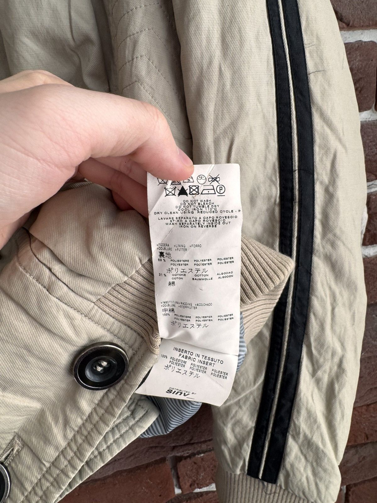 Moschino Vintage Love Moschino Hype Jacket Art Designer Rare Beige 52 Size US L / EU 52-54 / 3 - 12 Thumbnail